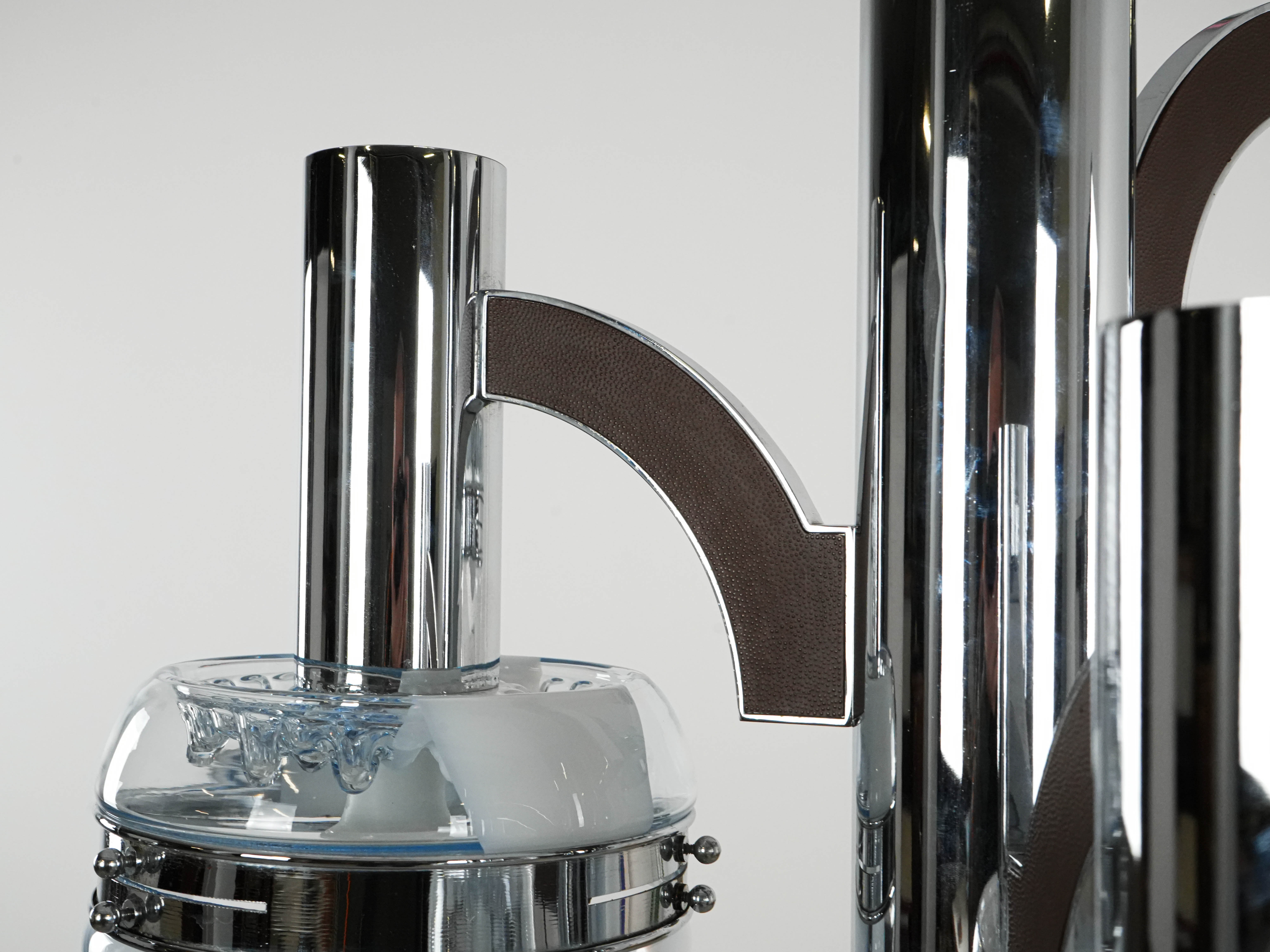 Space Age Chandelier Murano Glass 1970s