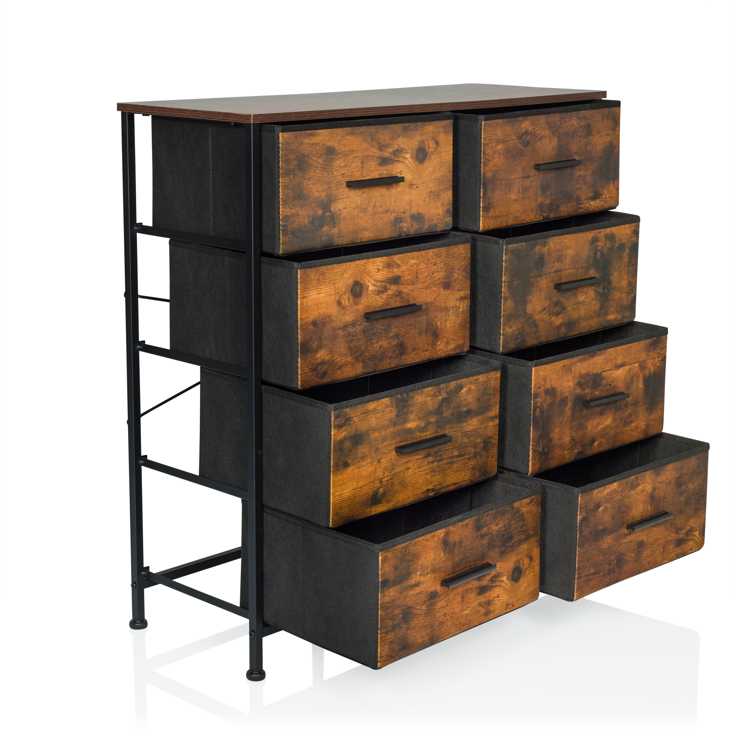 RAGALA LIGHT Wood veneer chest of drawers