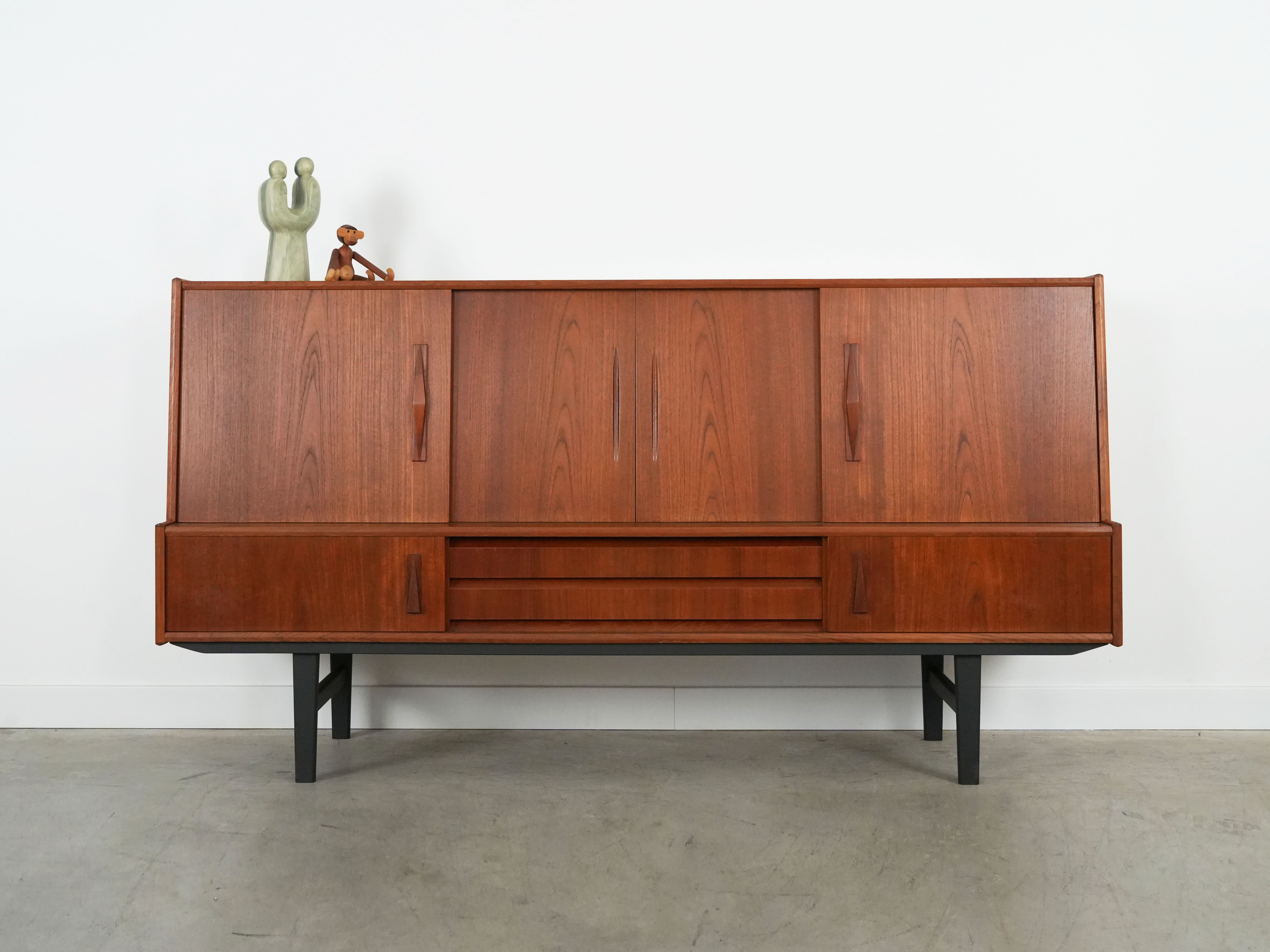 Highboard Teakholz 1970er Jahre