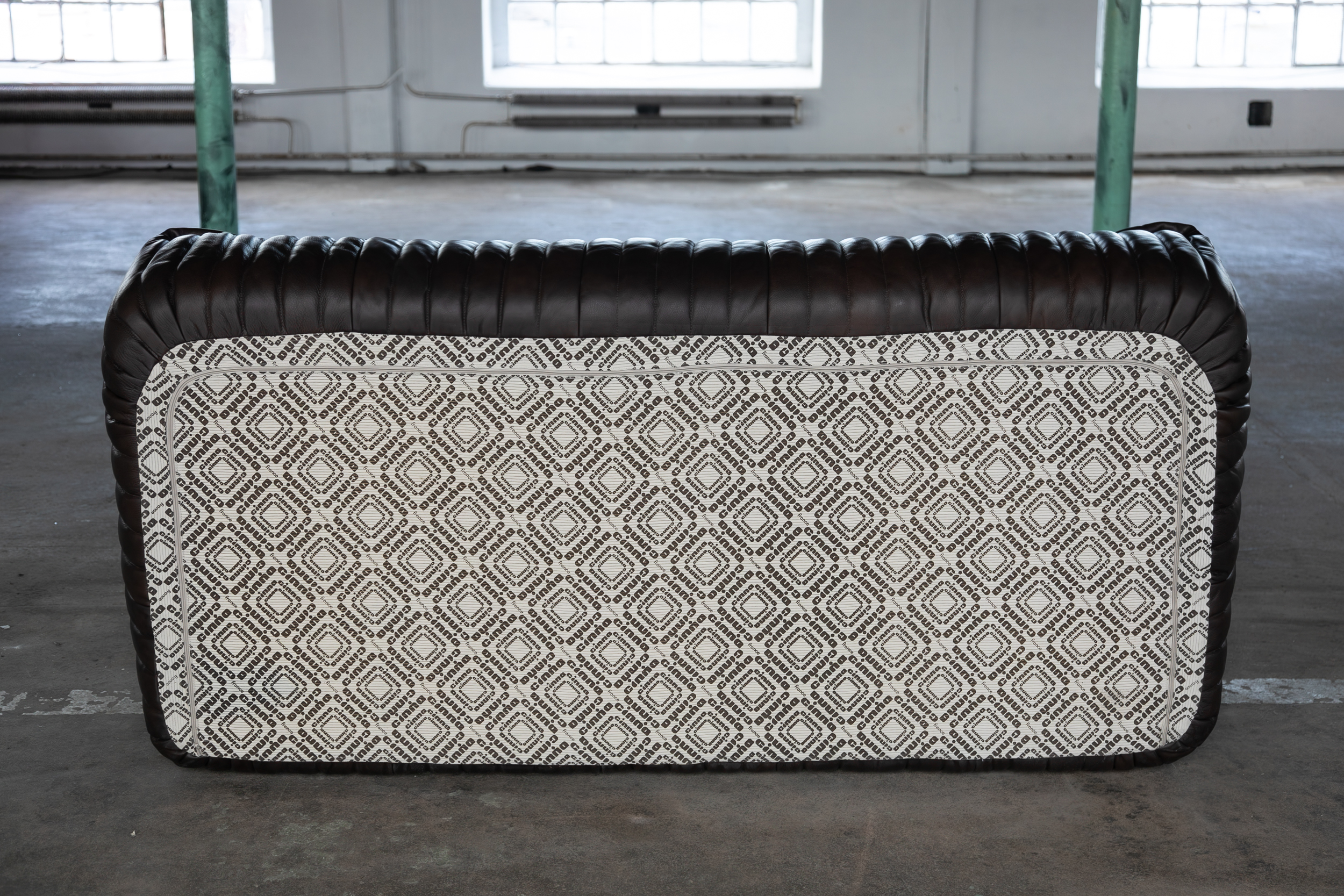 Sandra Sofa 3-Sitzer Glattleder Schokoladenbraun