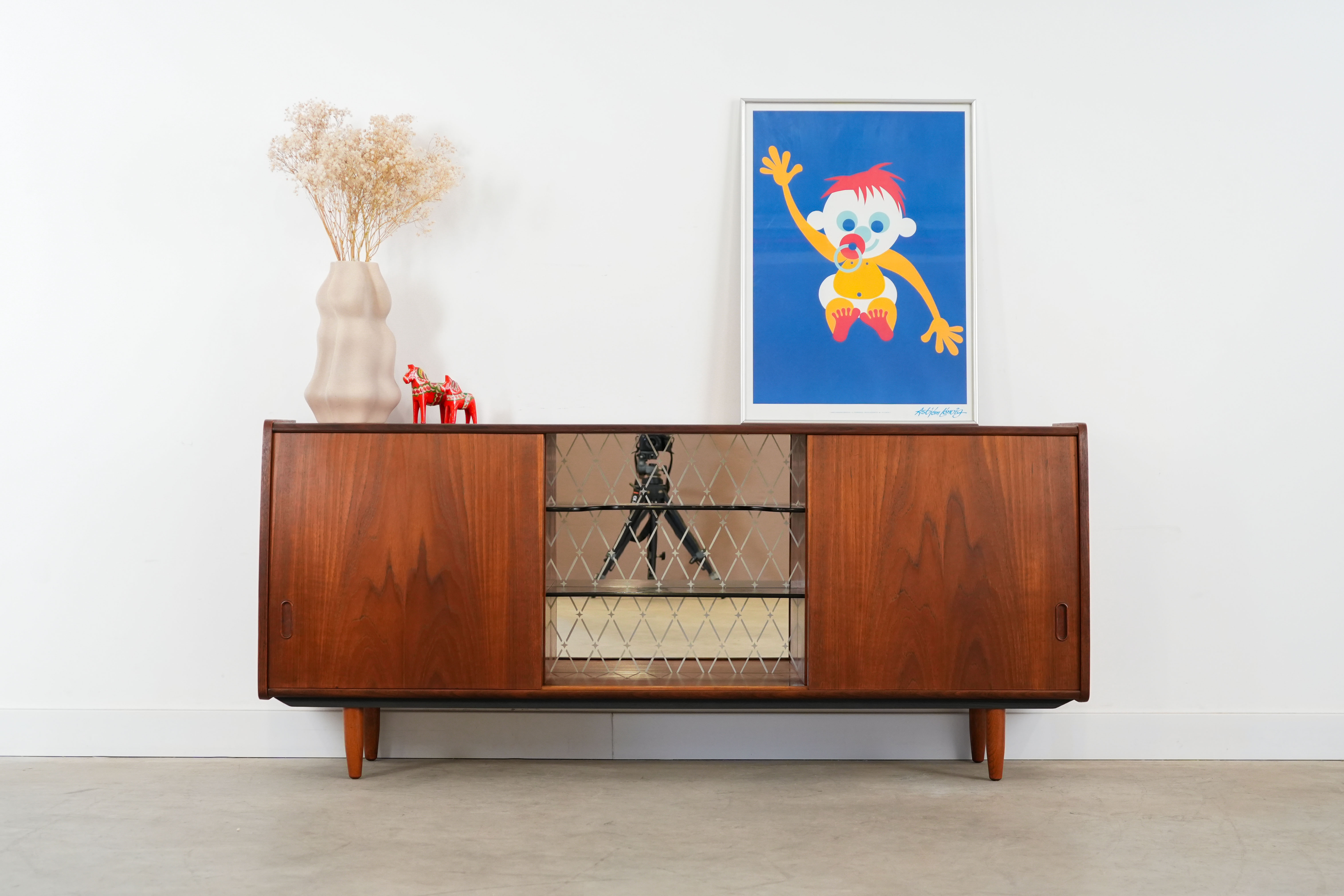 Sideboard Teakholz 1970er Jahre