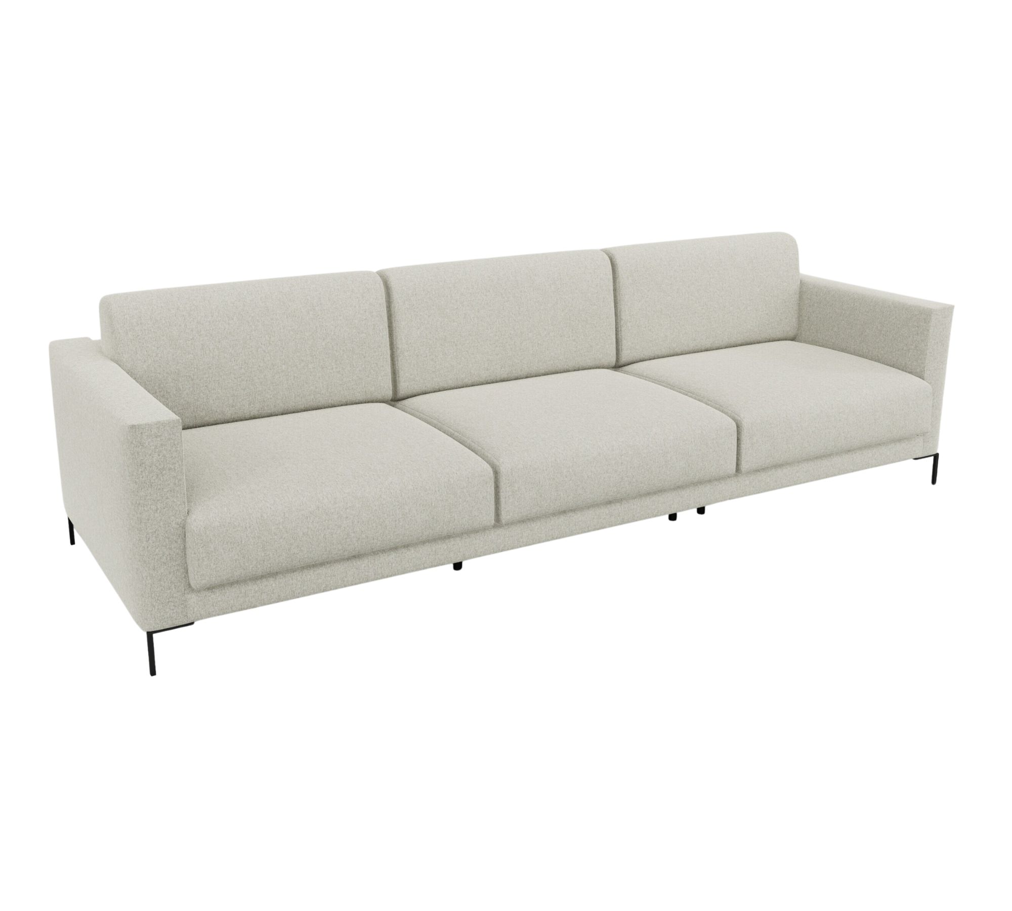 Tyme Sofa Feingewebe Lichtgrau