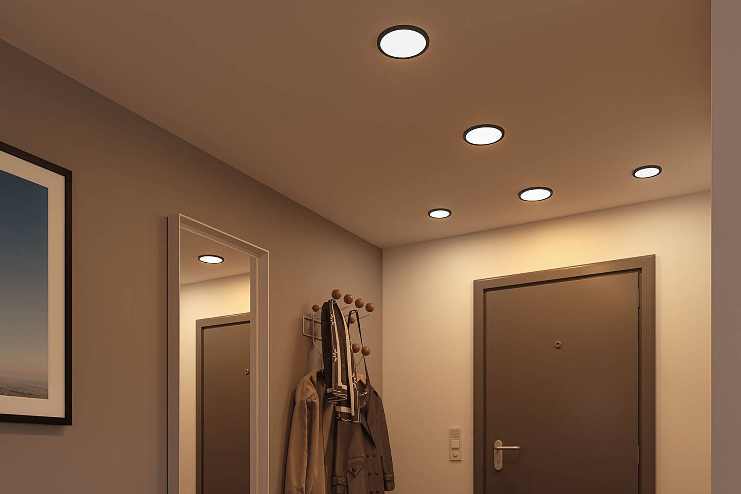 LED-Panel Areo VariFit Typ C Schwarz