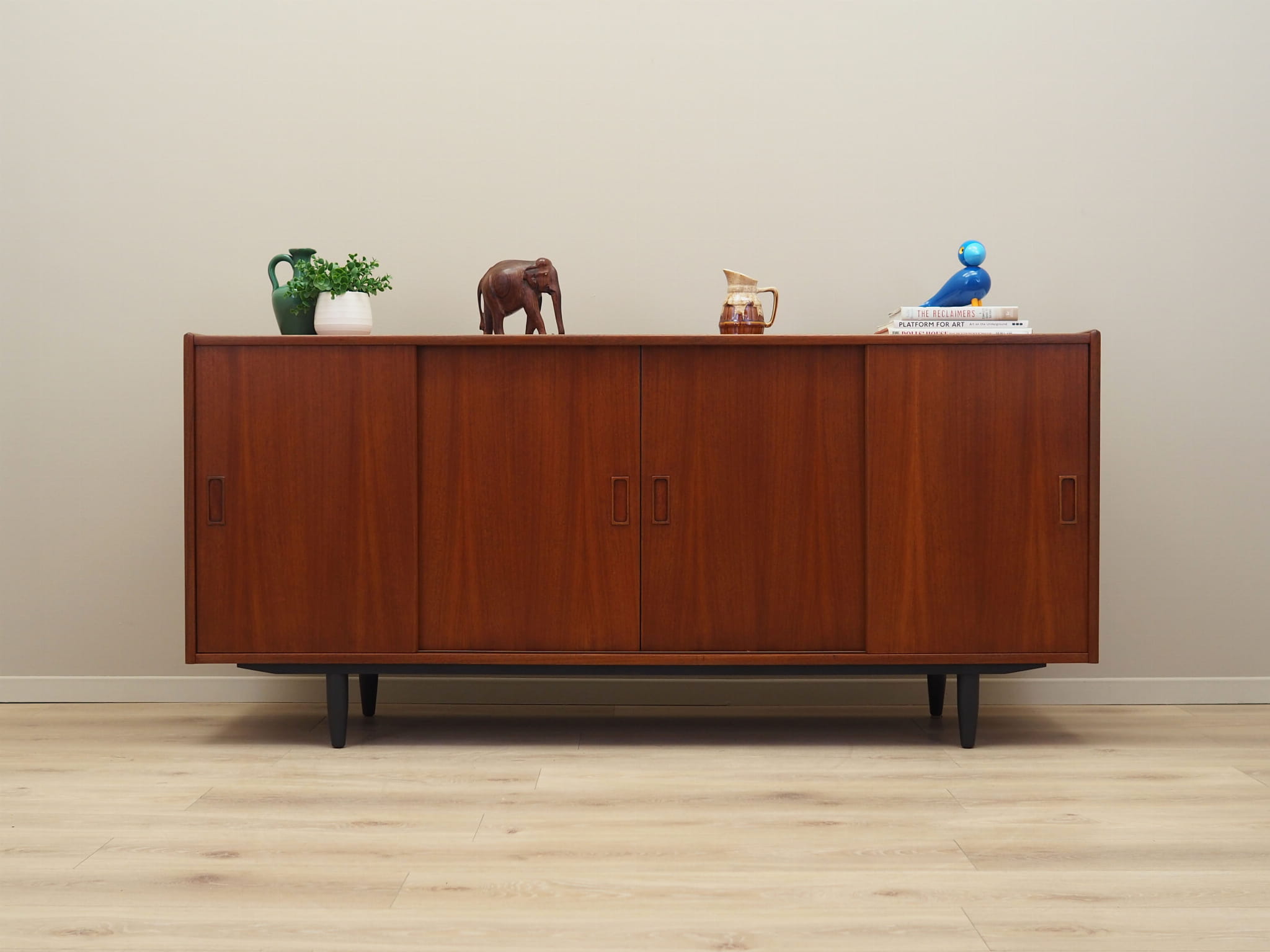 Vintage Sideboard Teak wood Brown 1970s