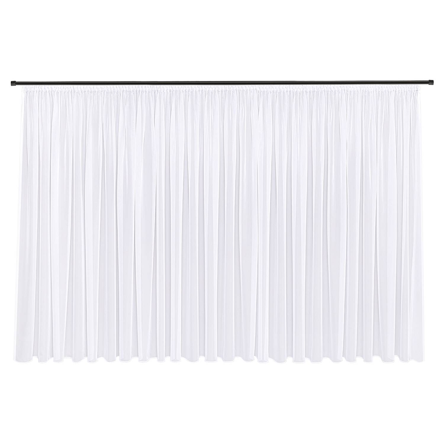 Gardine Laura II Webstoff Weiß 600 x 175 cm
