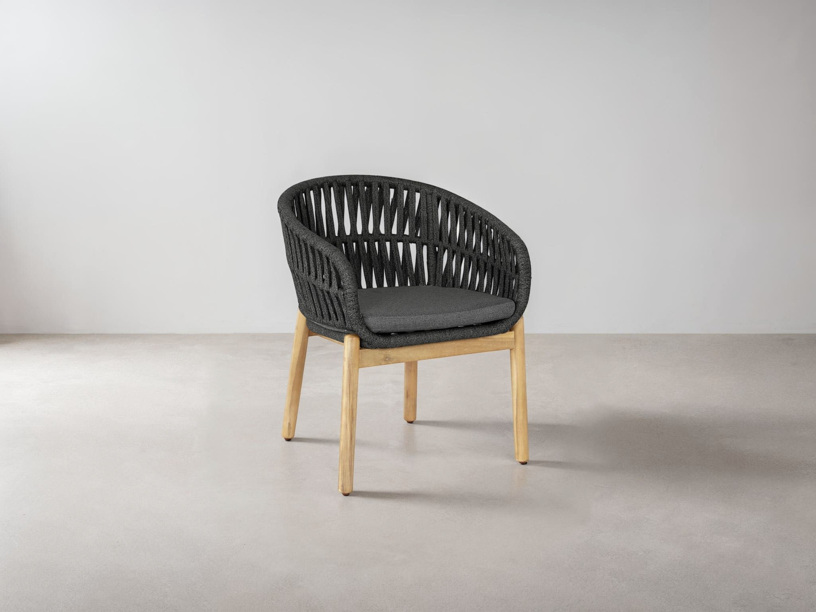 Gartenstuhl Jondal Polyester Anthrazit