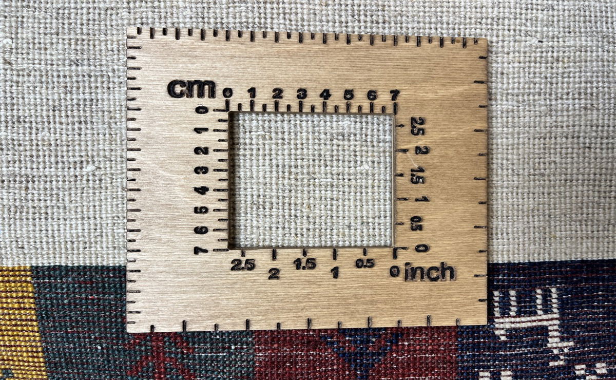 Gabbeh rug wool multicolored