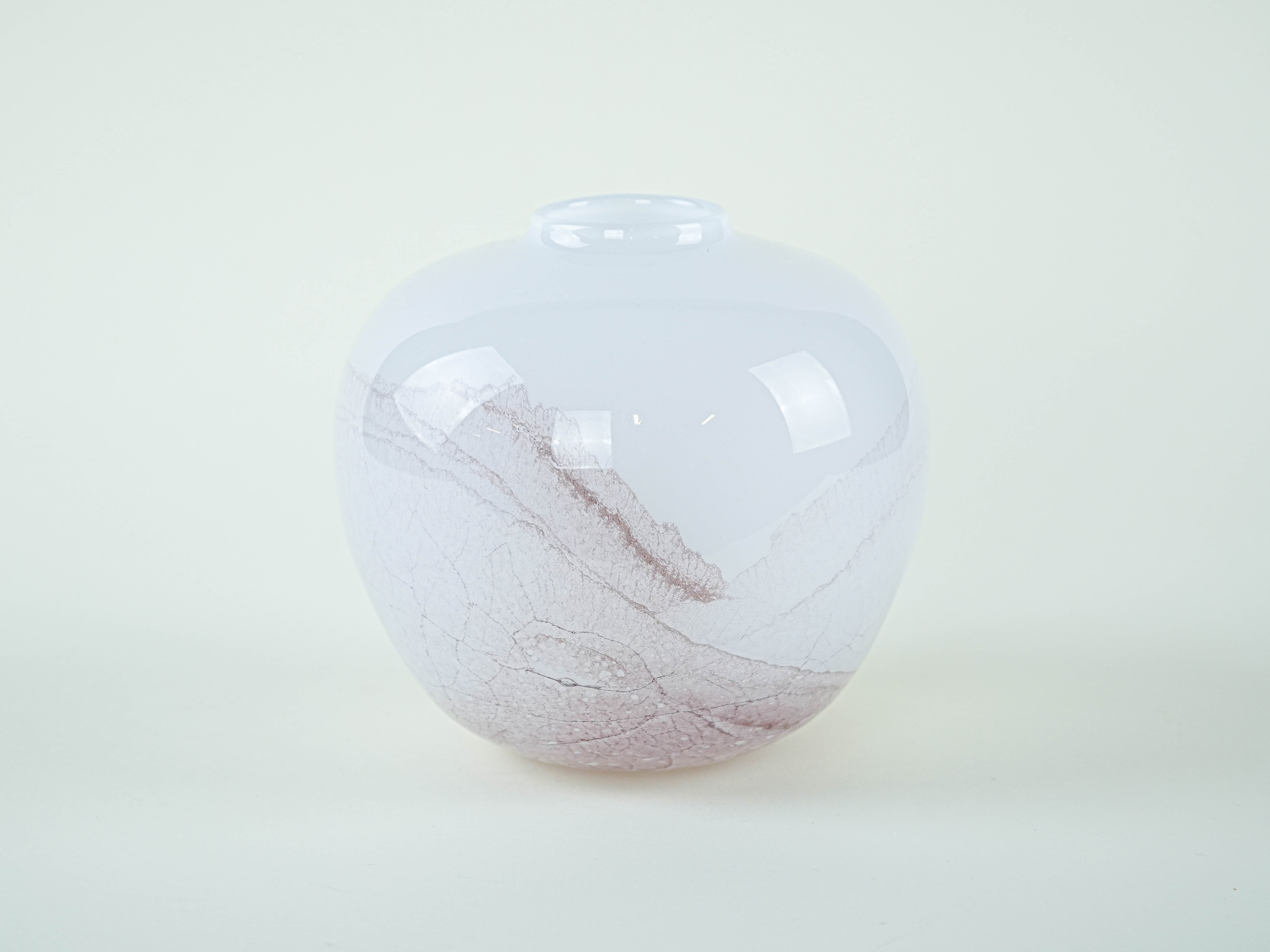 Glass vase 1970s