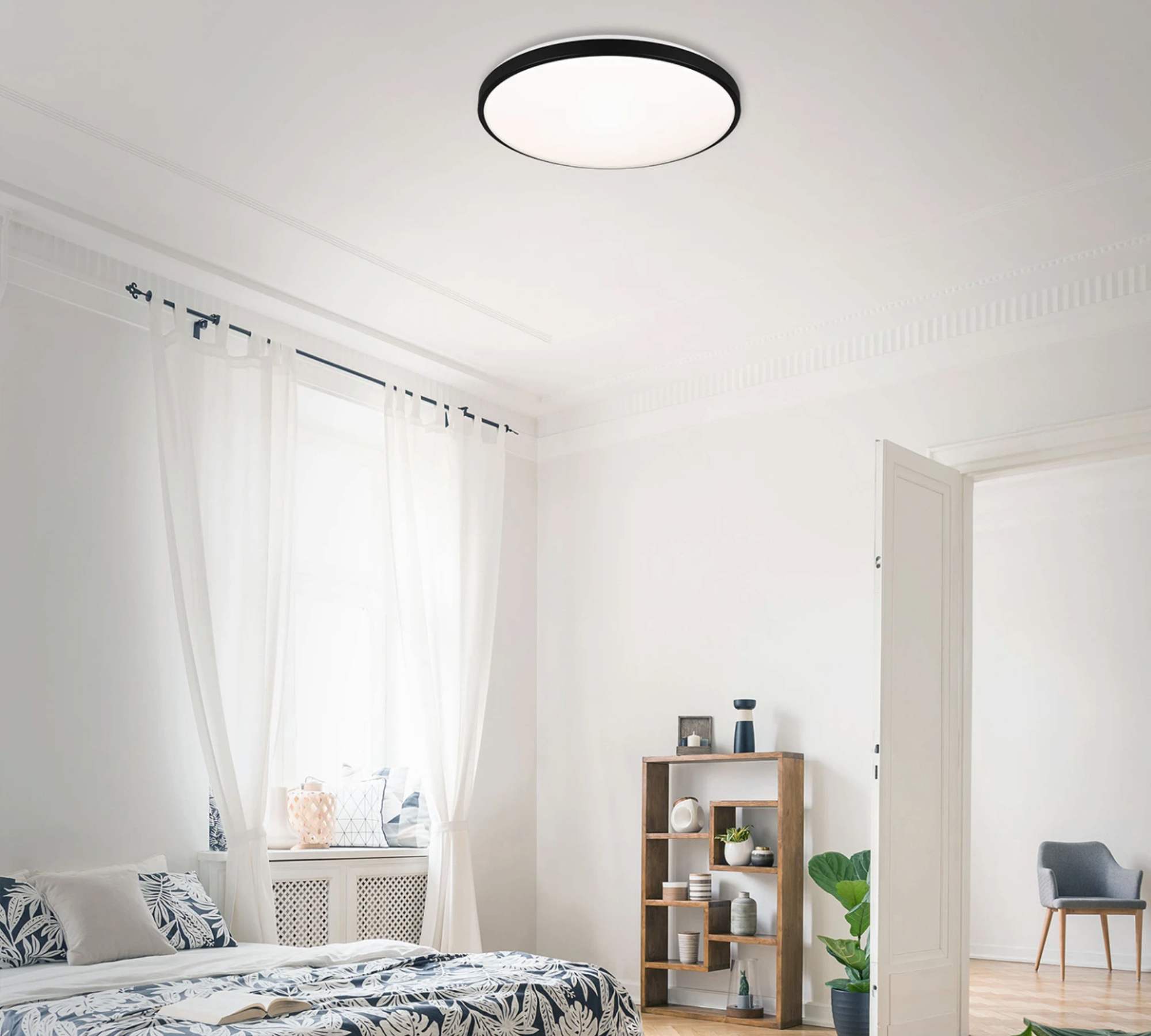 LED Deckenleuchte 1-flammig Metall Lackiert