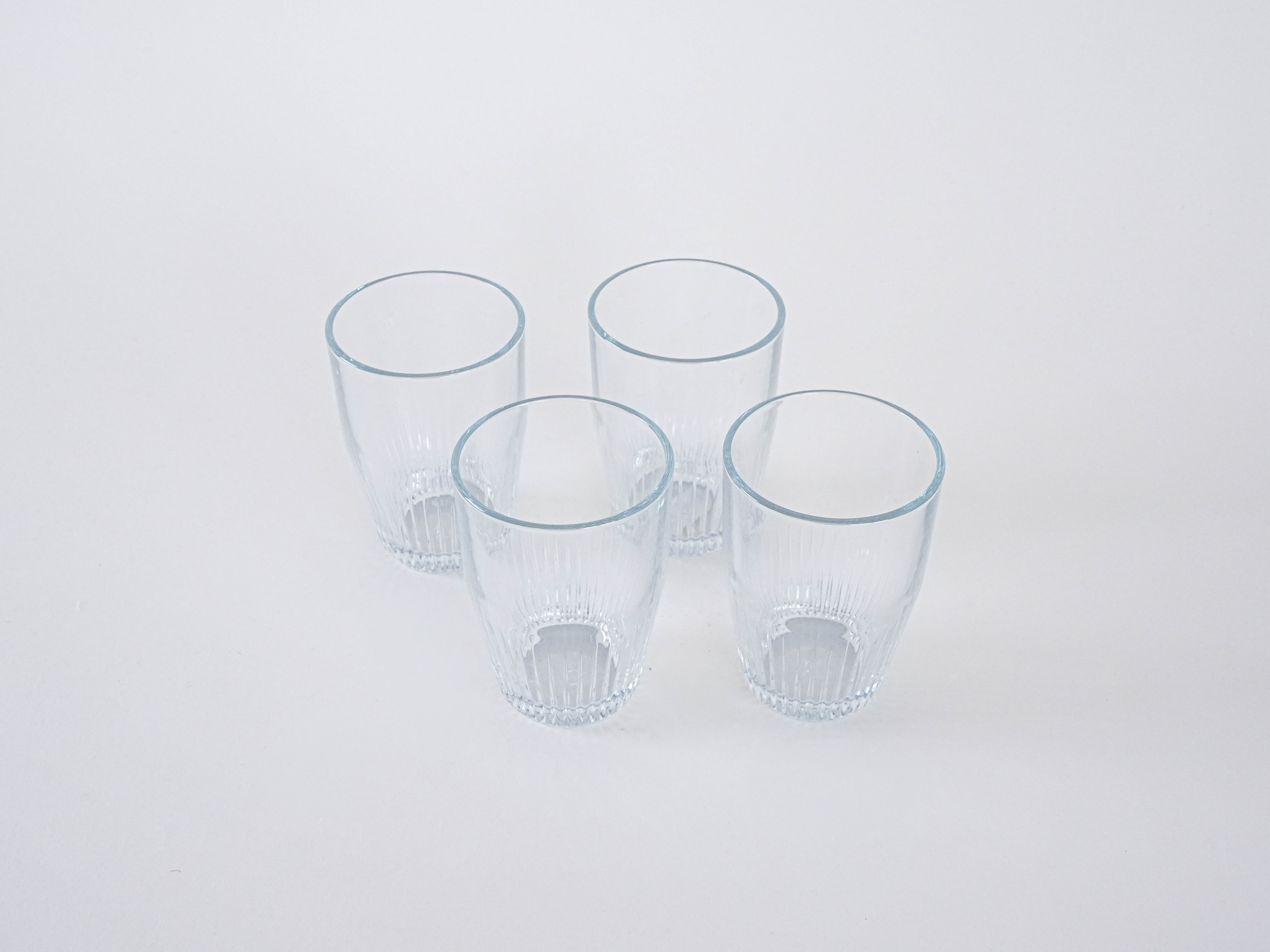 4x Gläser Transparent