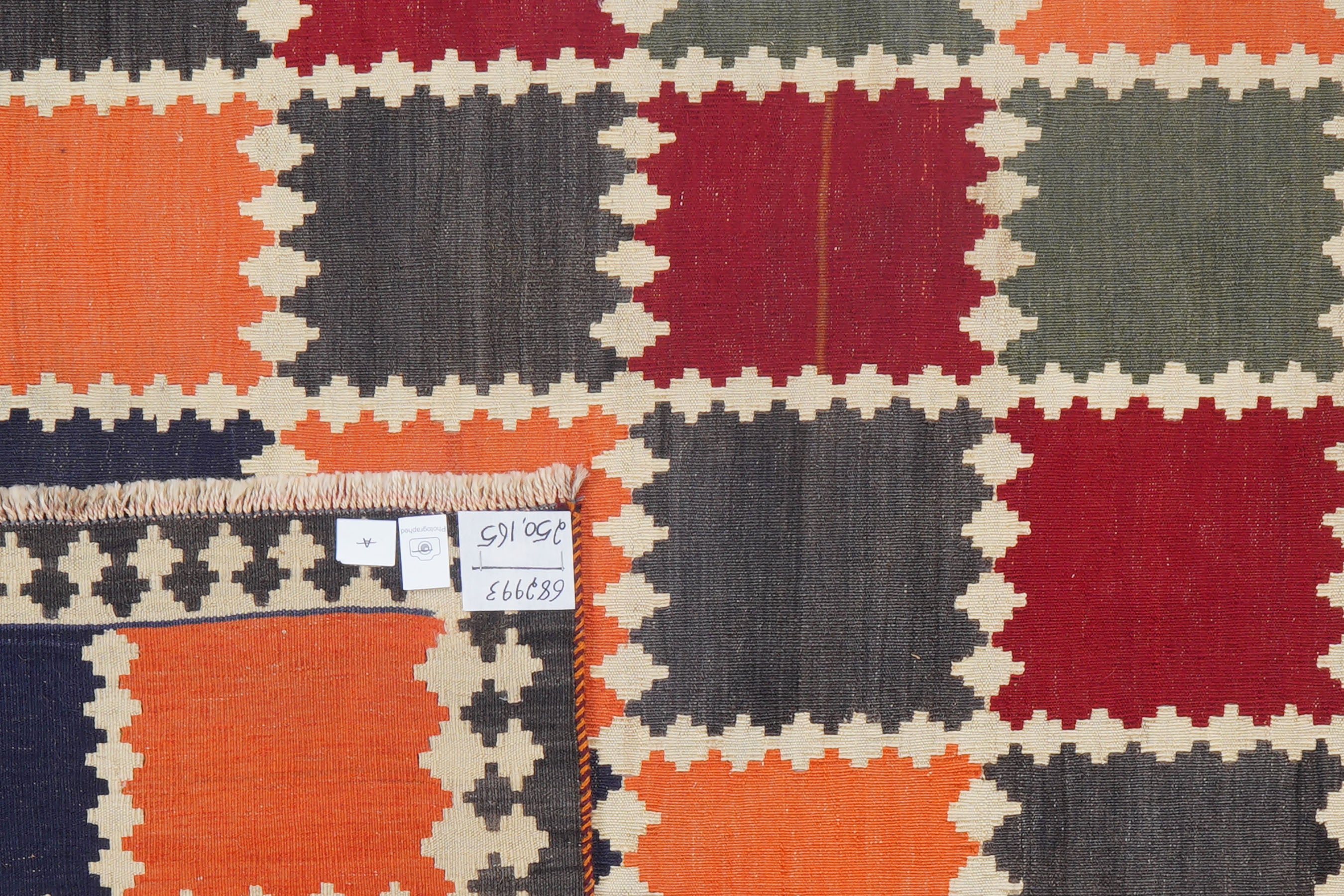 Kilim Gashgai Teppich Mehrfarbig