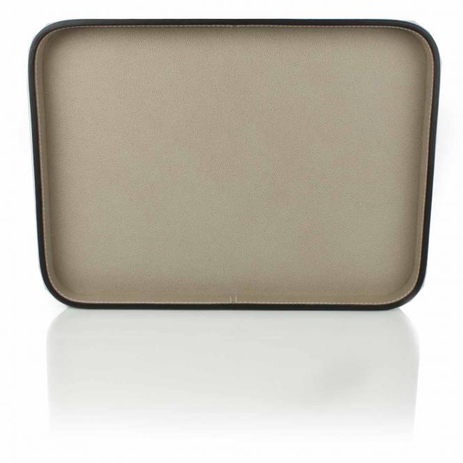 Polo Tablett Leder Taupe