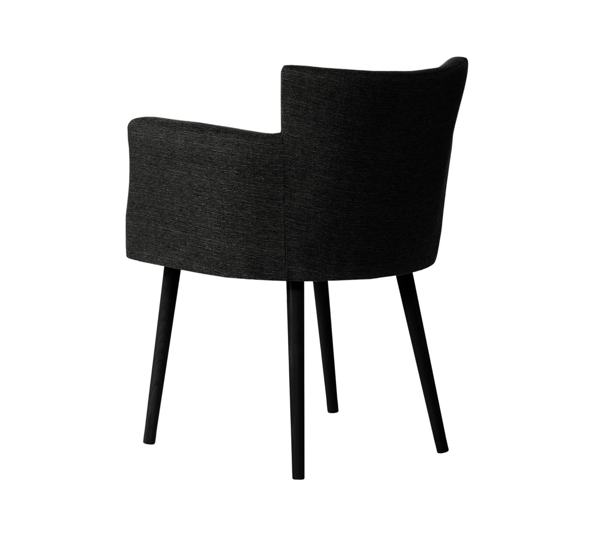 2x Armlehnstuhl Billie Schwarz