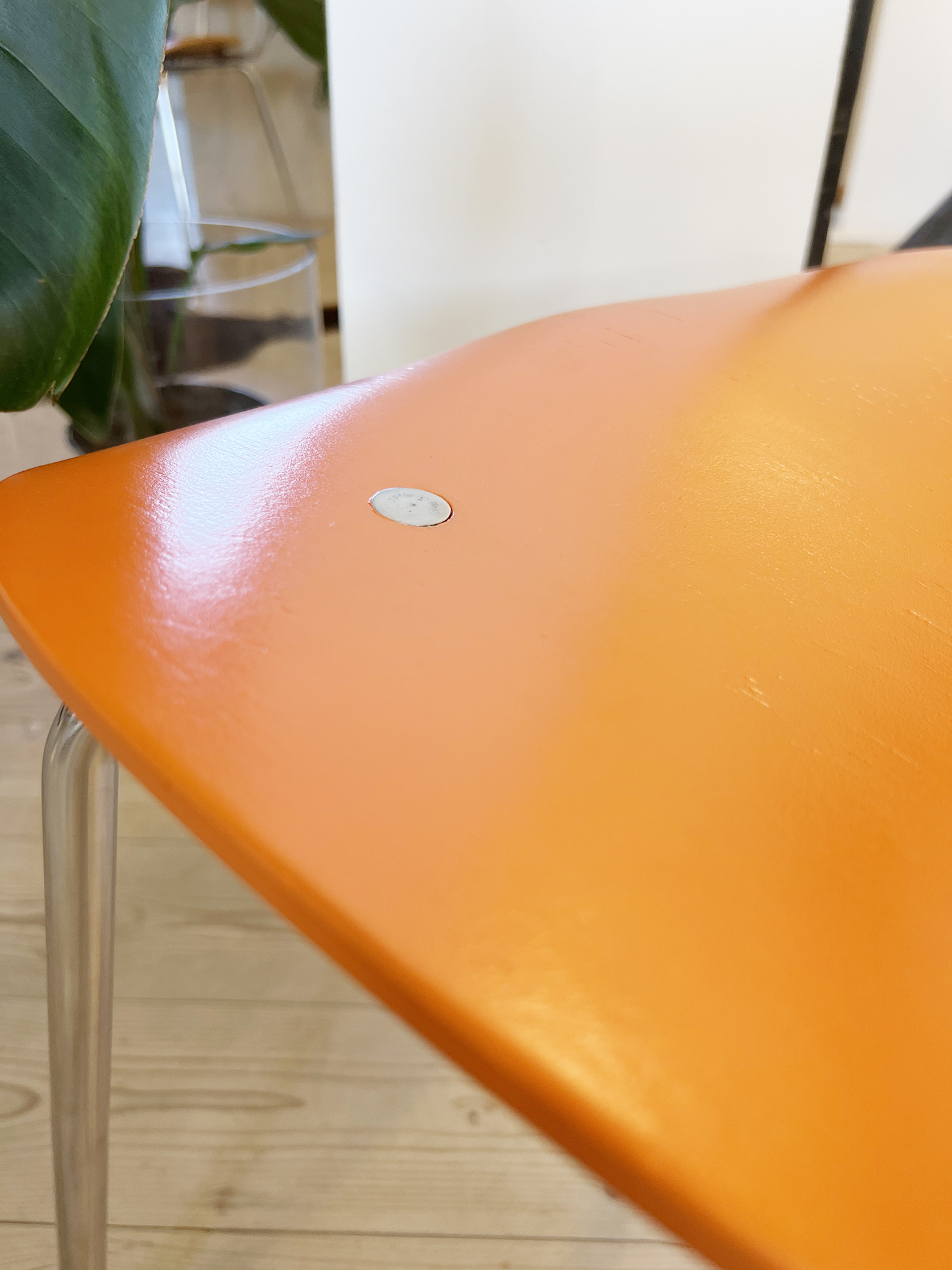 Wilde&Spieth Eiermann SE 68 Stuhl Holz Orange