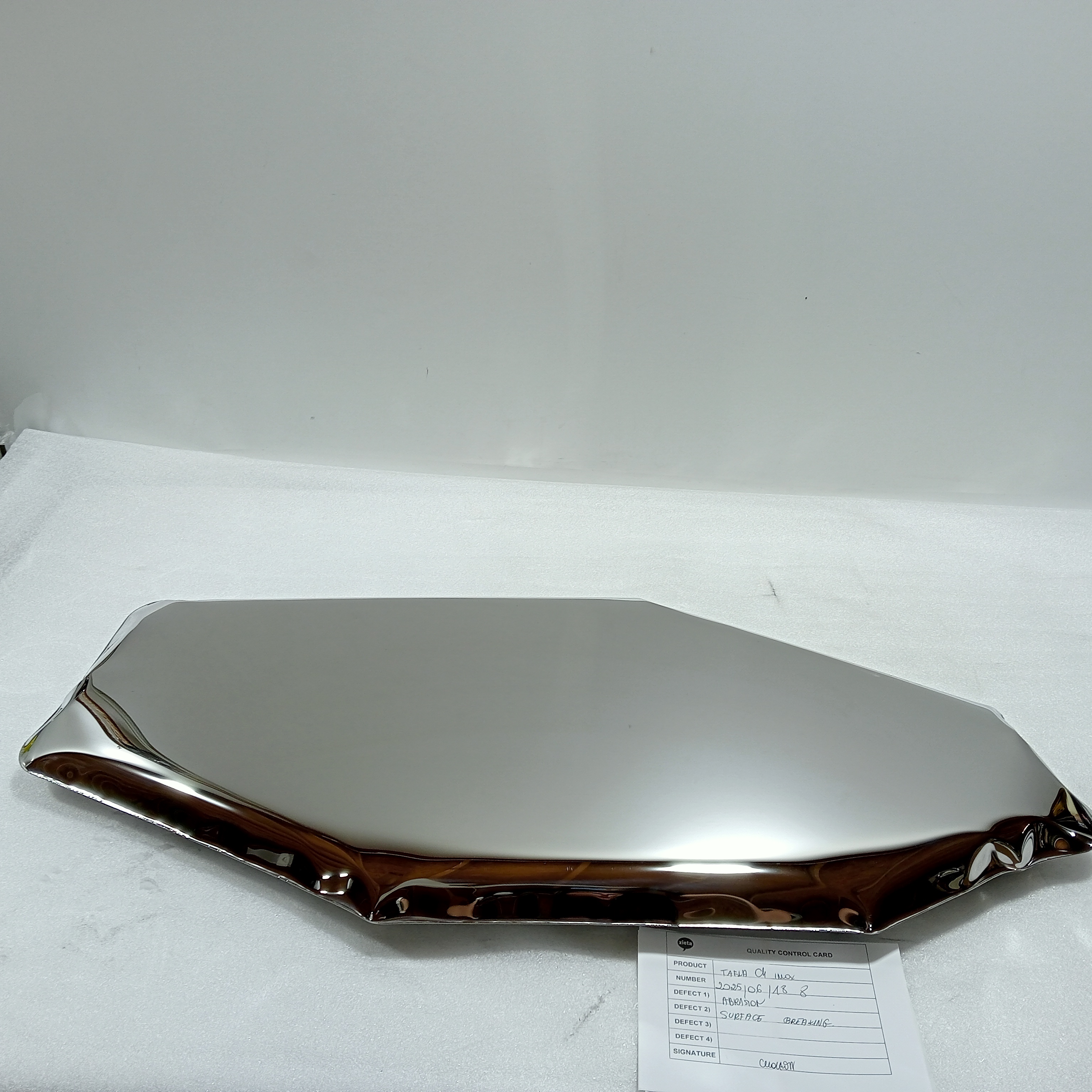 Tafla Spiegel C4 Edelstahl Inox Poliert Silber