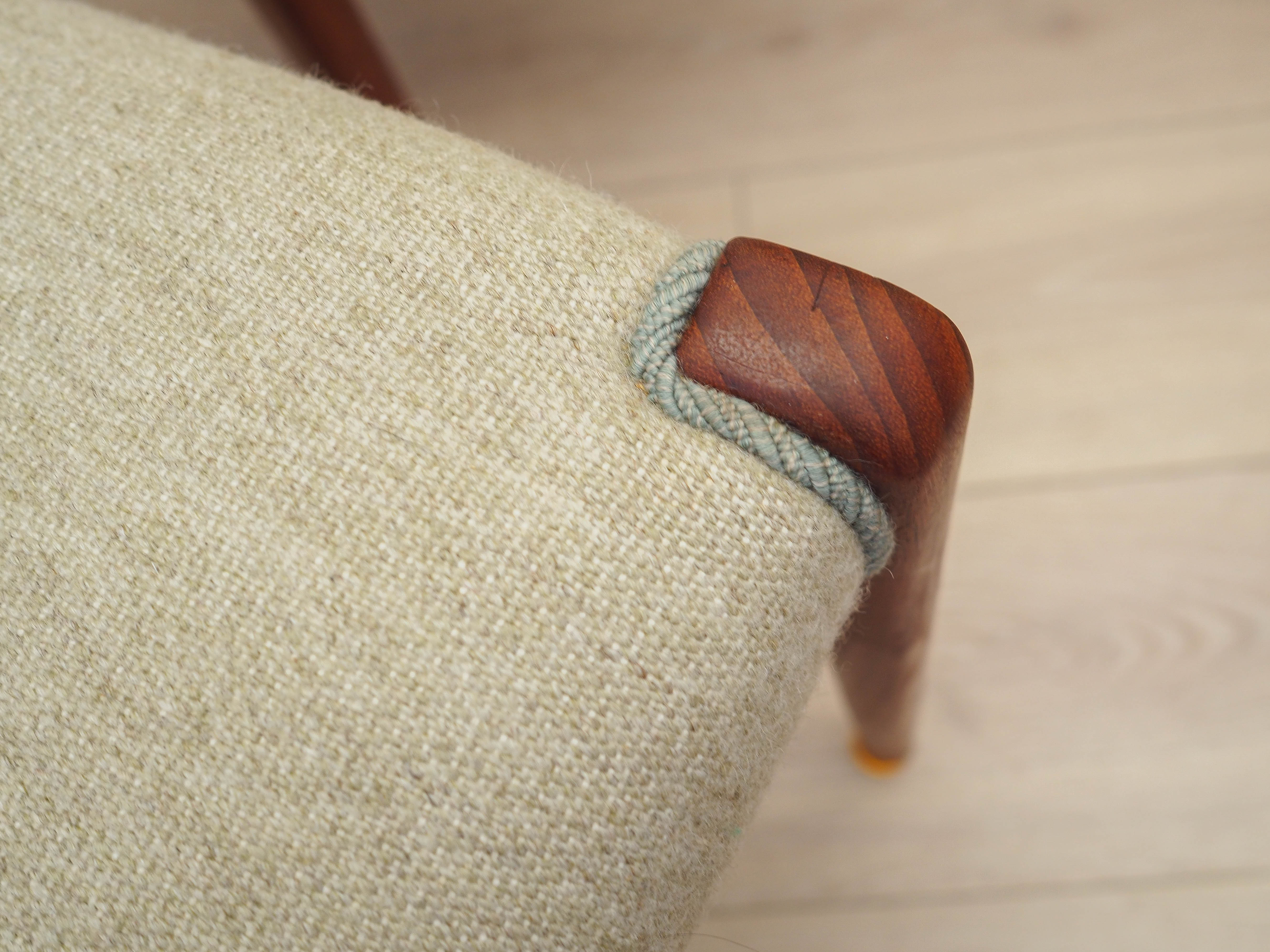 Teak wood chair set 4-piece 1960s, Designer: 