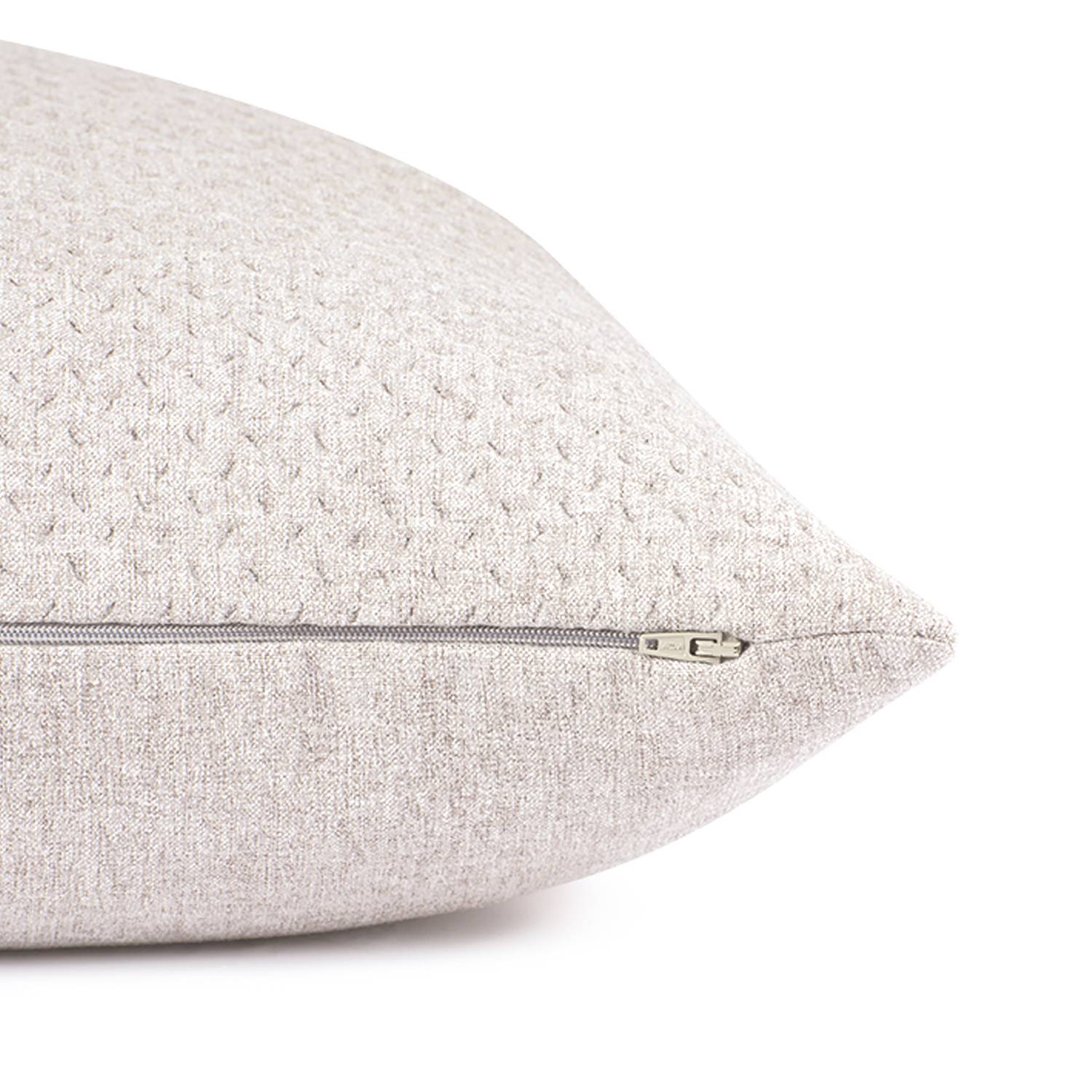 Harp Structure Kissenbezug Polyester Creme 60 x 60 cm