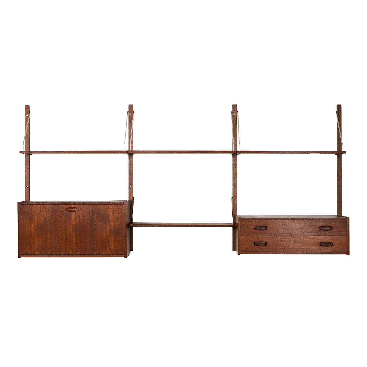 Shelving unit teak 1960s