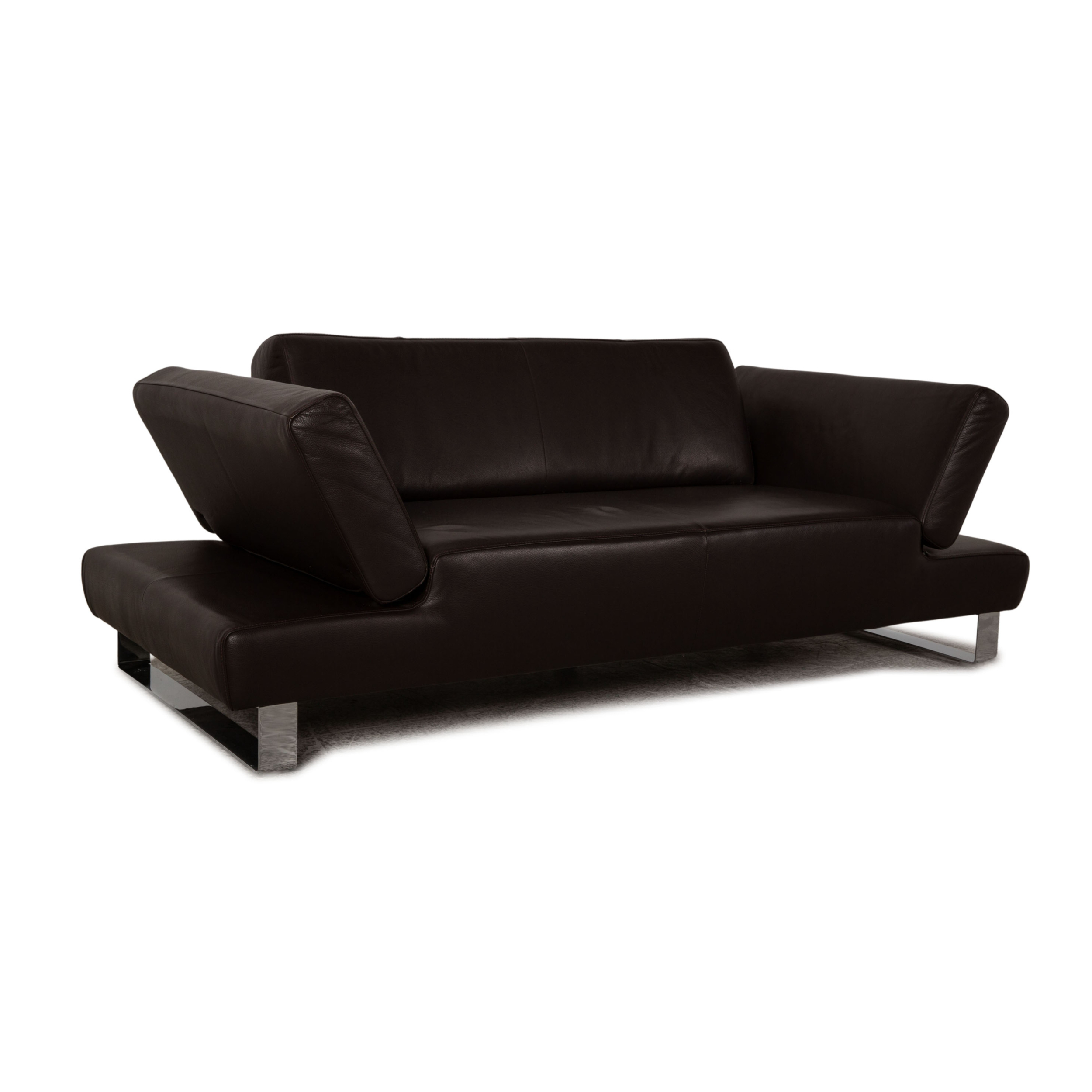Taboo Sofa 2-Sitzer mit Funktion Leder Braun