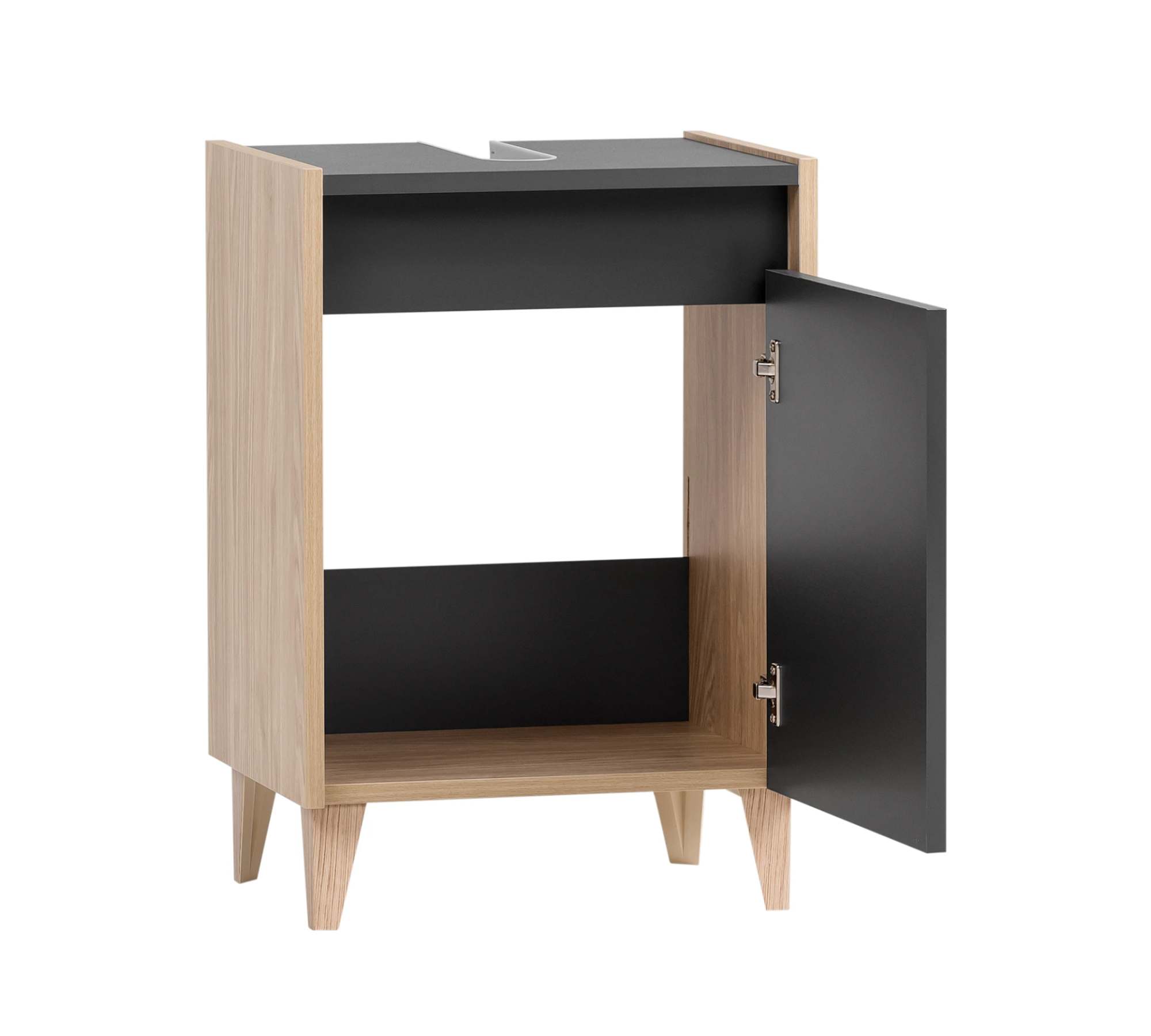 Waschbeckenunterschrank Elba Anthrazit