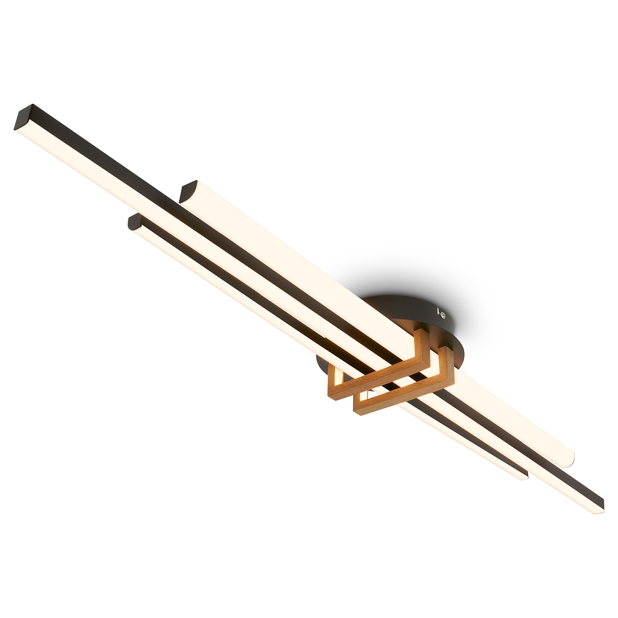 LED Ceiling Light Vinka Aluminum Black
