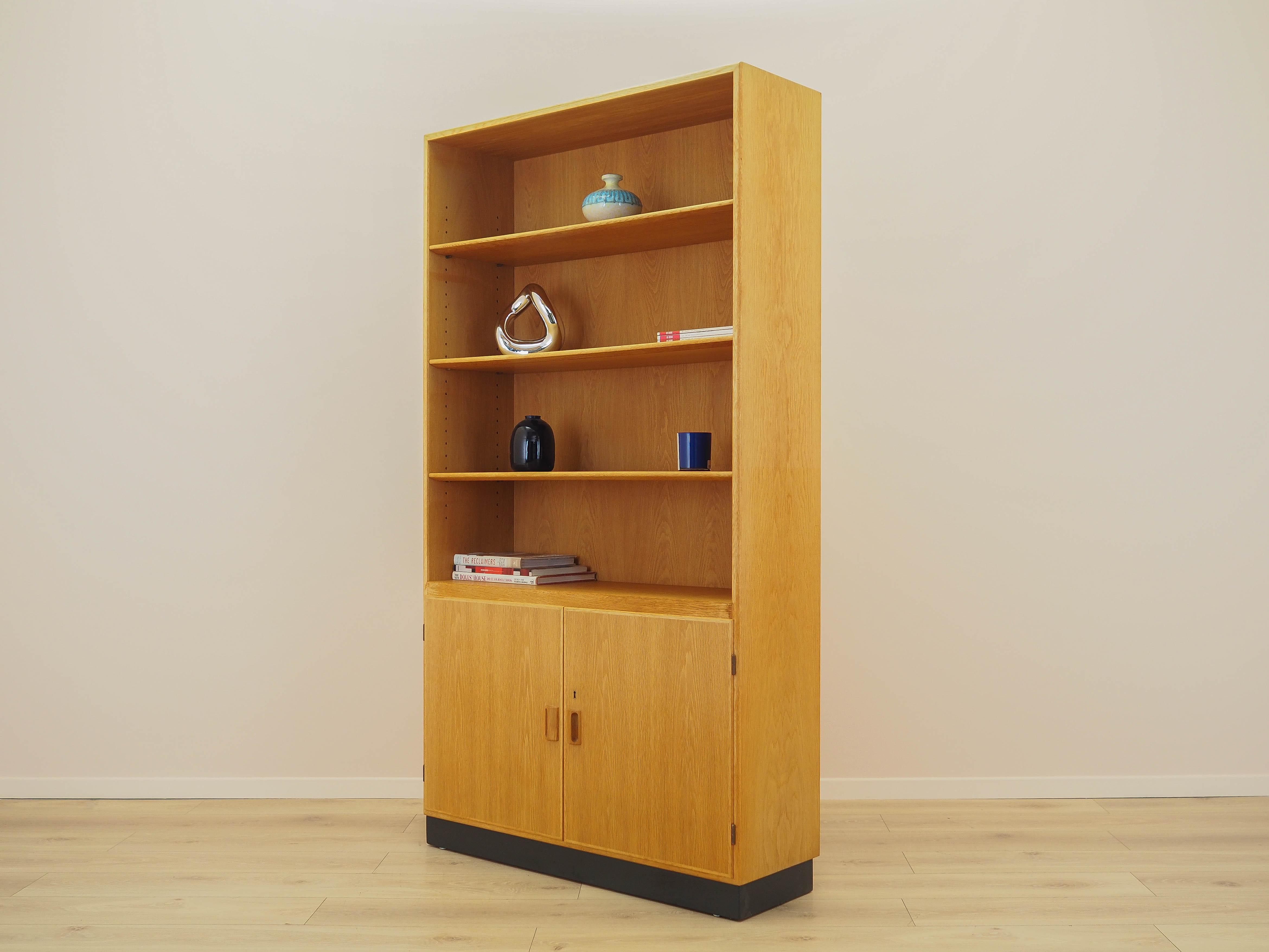 Bücherregal Esche Braun 1960er Jahre