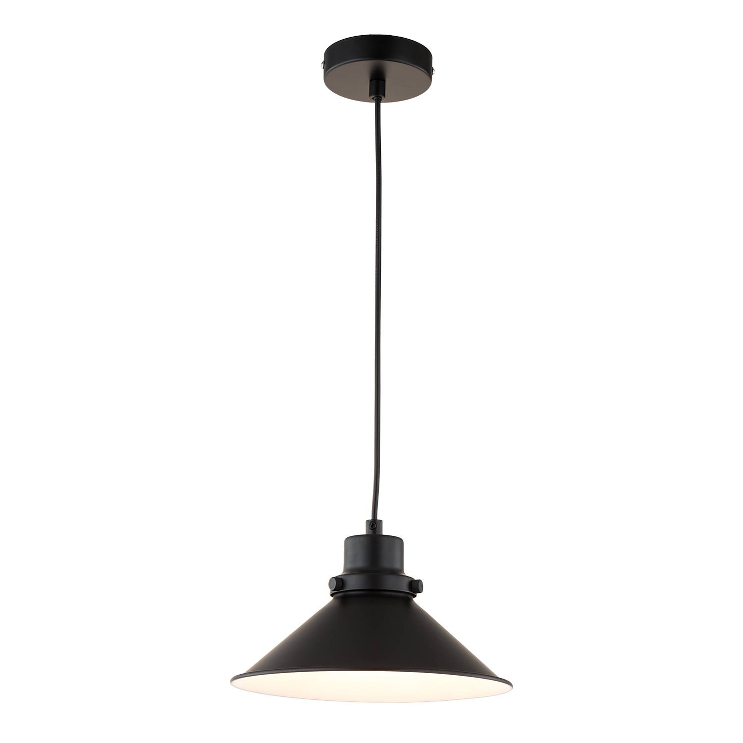 Pendant lamp Alaska 1-light Black
