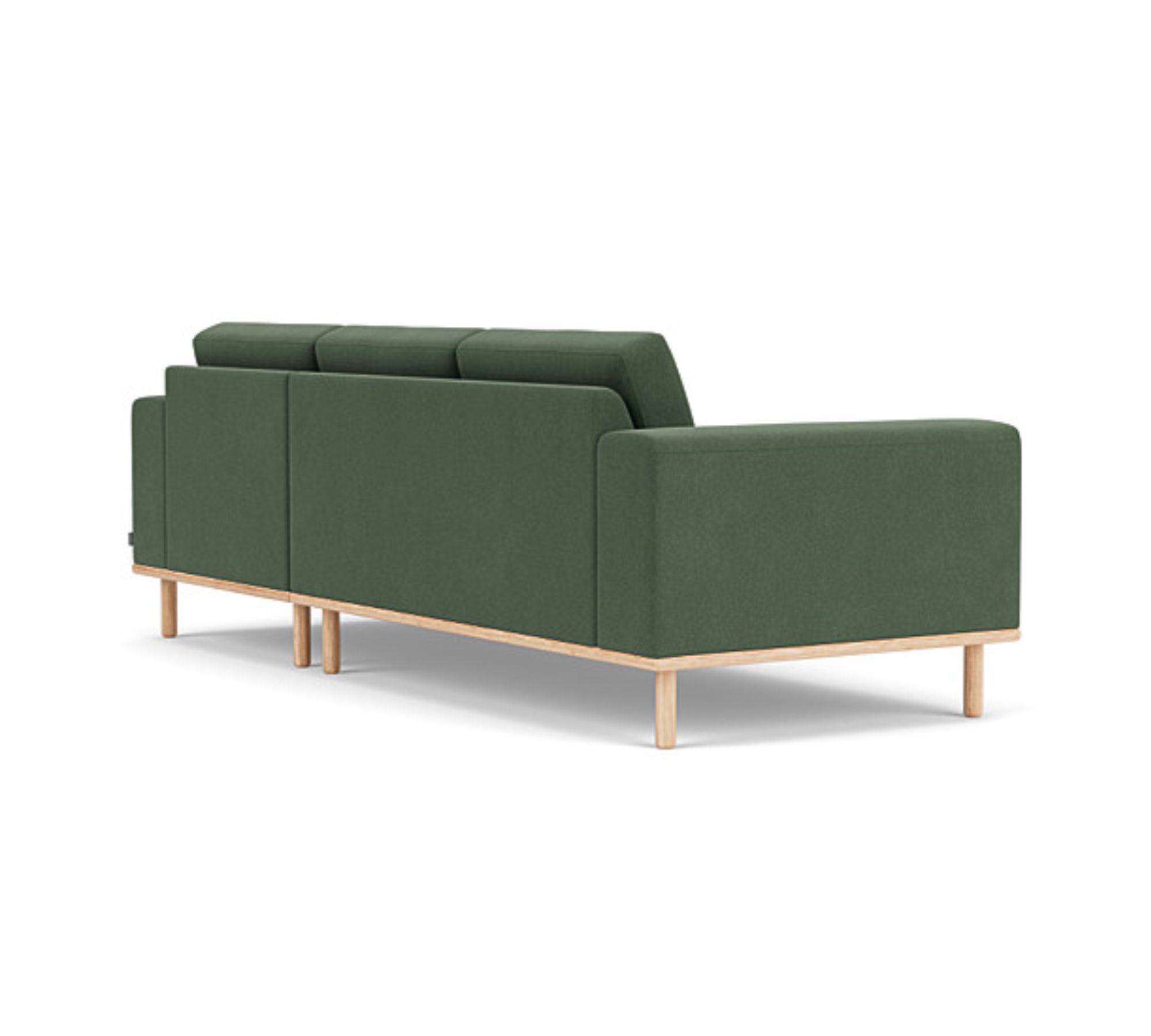 Vilmar Sofa 3-Sitzer Récamiere Rechts Cura Dark Green