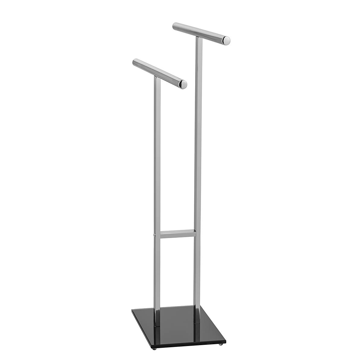 Handtuchständer Lava Edelstahl Silber