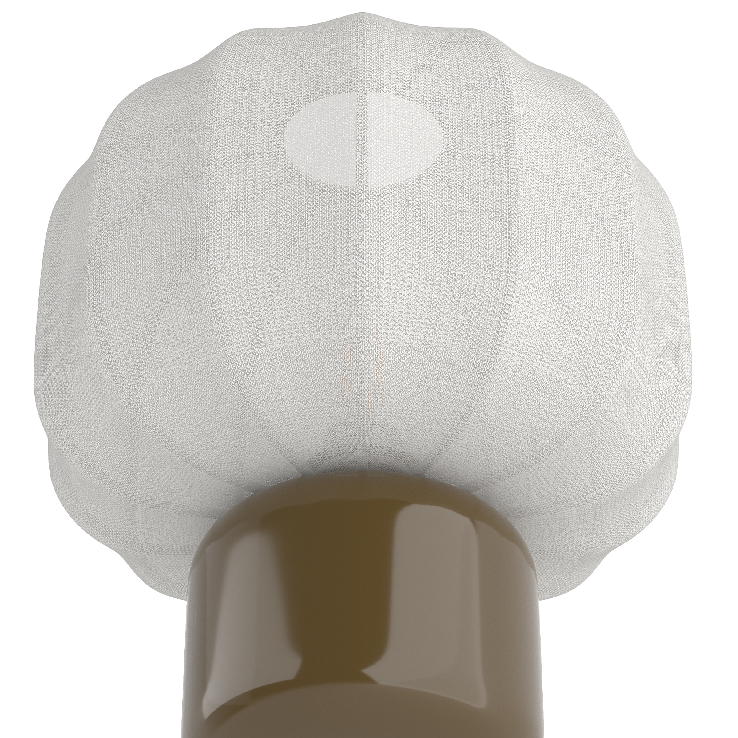 Brisa Tischleuchte 1-flammig Baumwollstoff Milchglas Grün