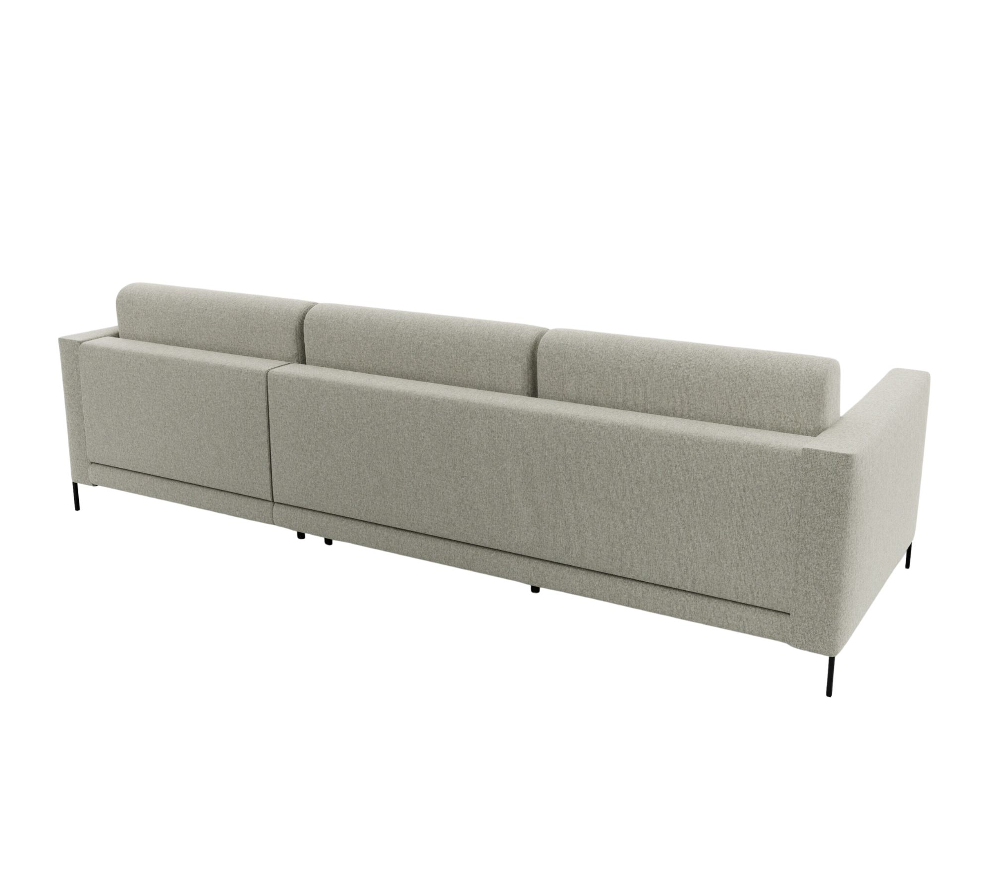 Tyme Sofa Feingewebe Lichtgrau