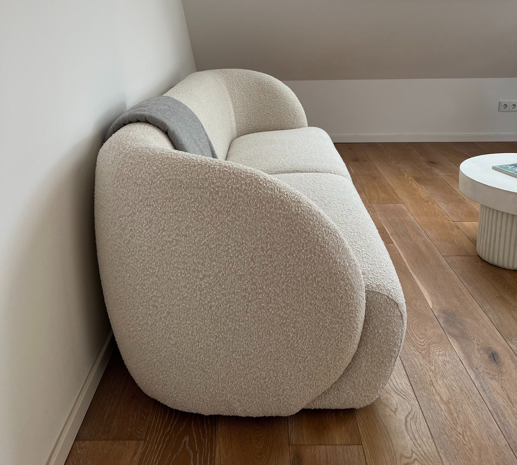 Paula Sofa 3-Sitzer Maya Cream