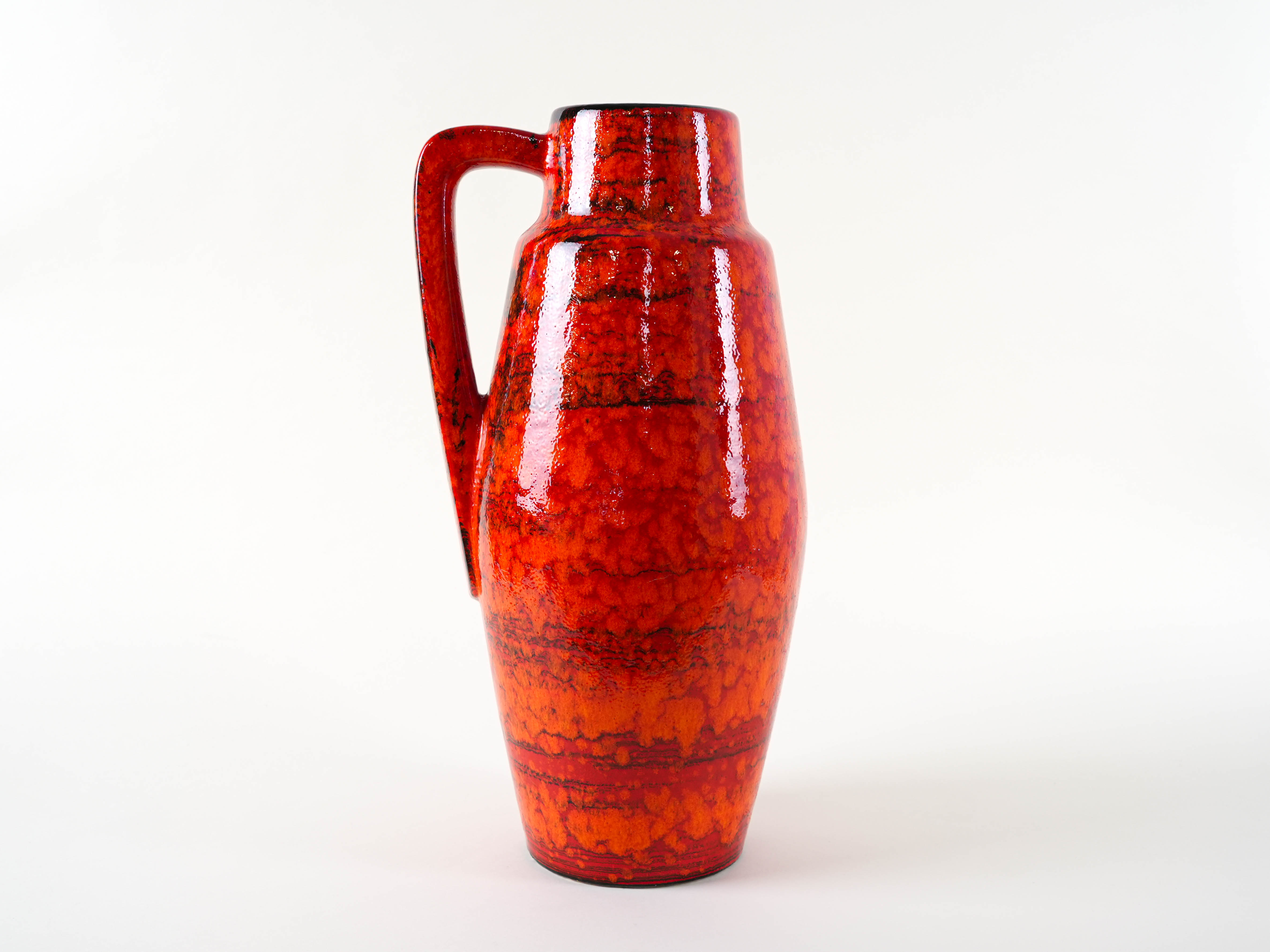 Ceramic Vase Red 1960s