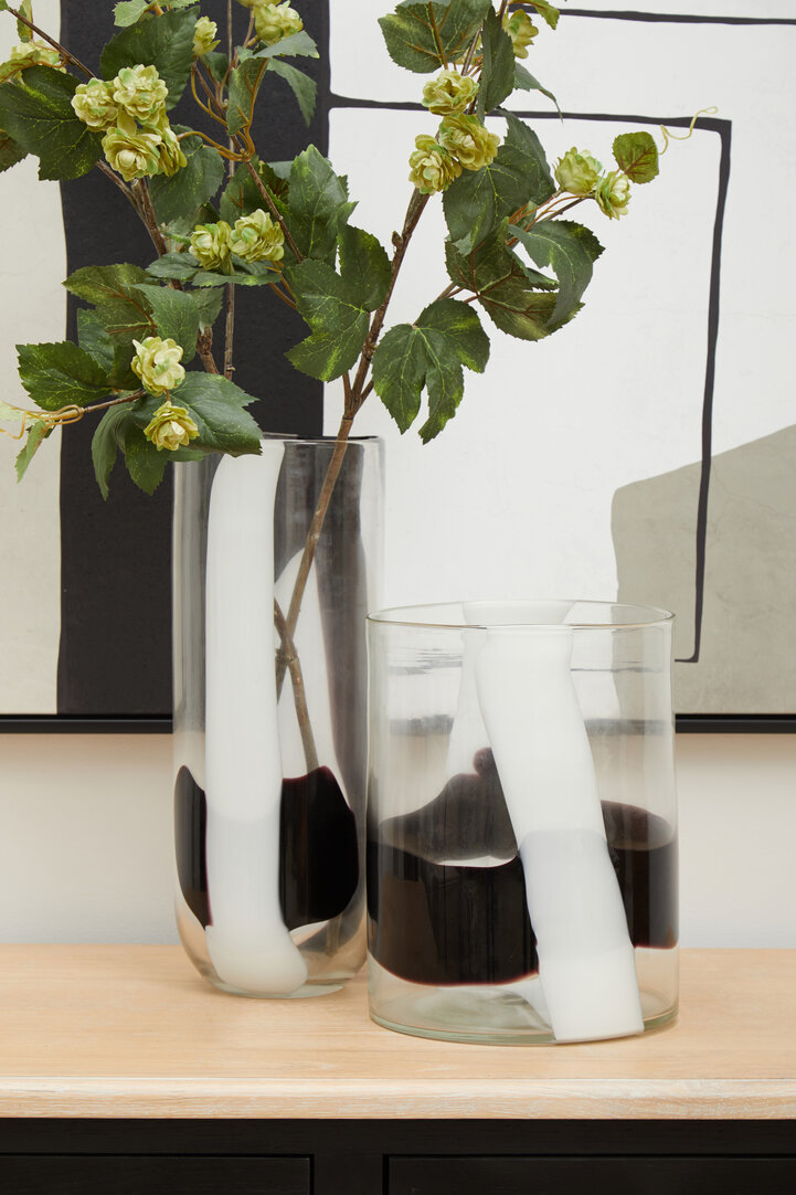 Hania Large Glass Vase Green