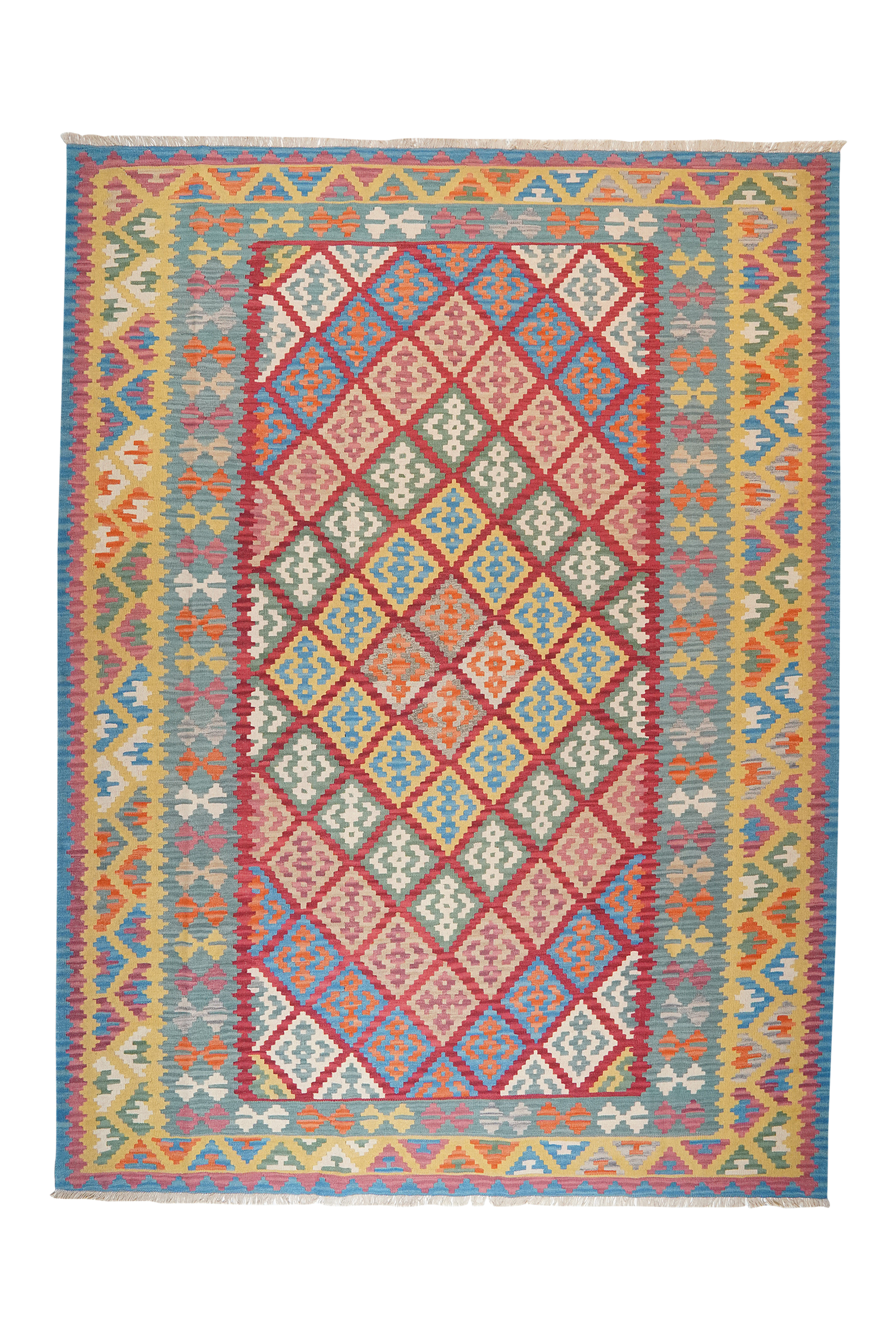 Kilim Gashgai Teppich Mehrfarbig