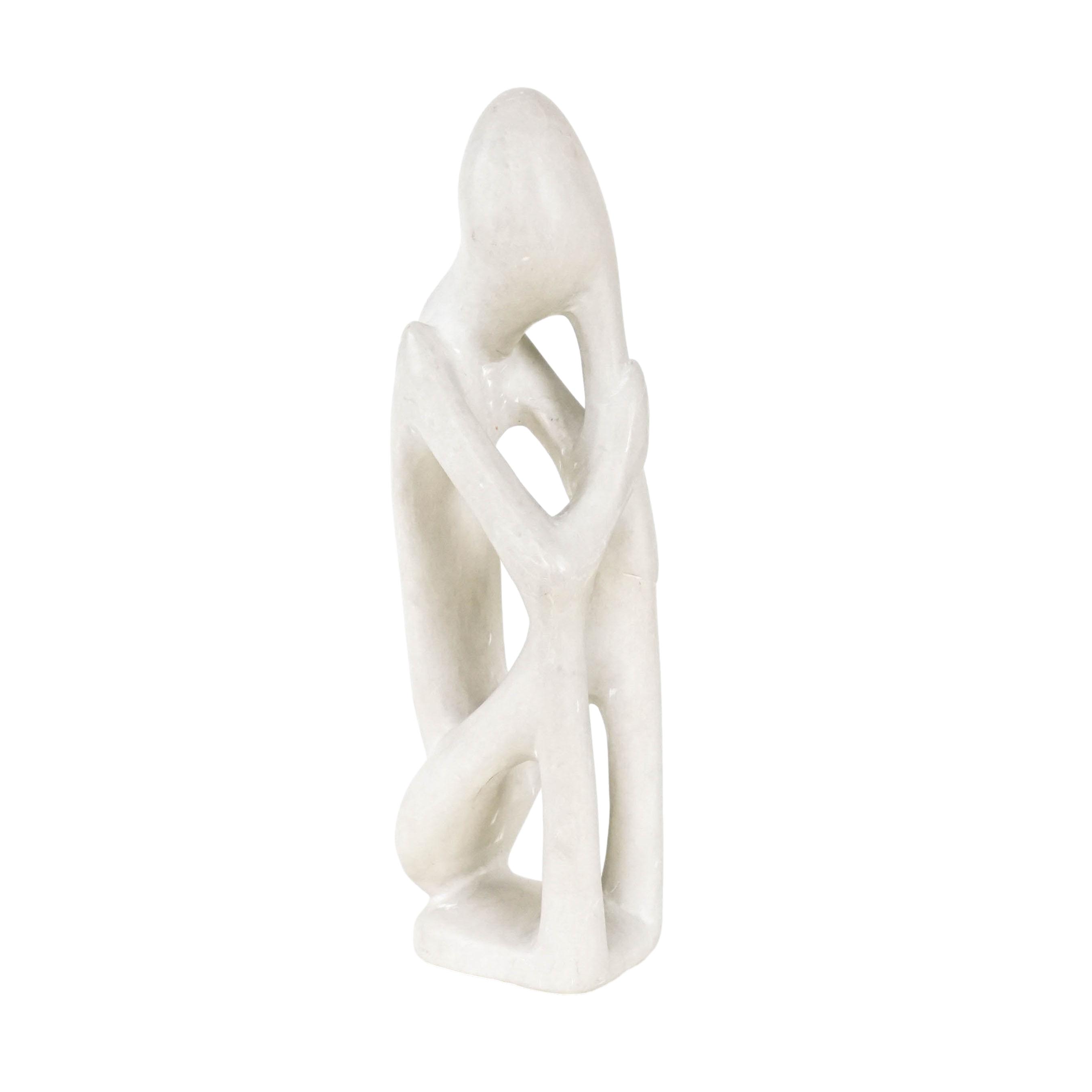 Skulptur Modernistisch Creme 1980er Jahre