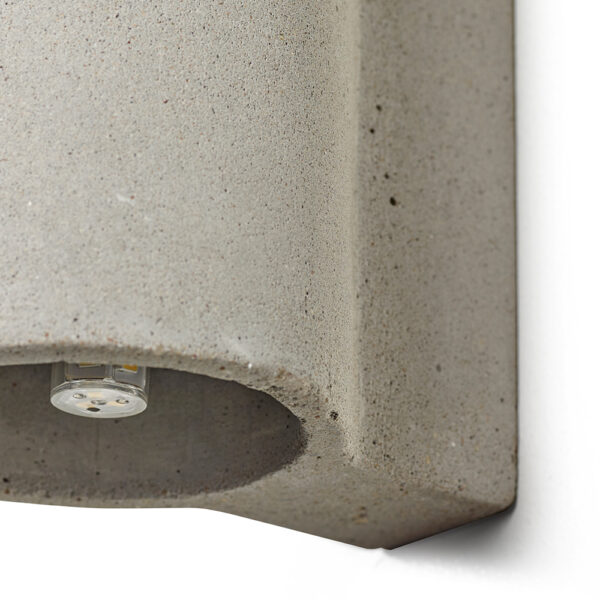 Wandlampe N°3 Beton Grau