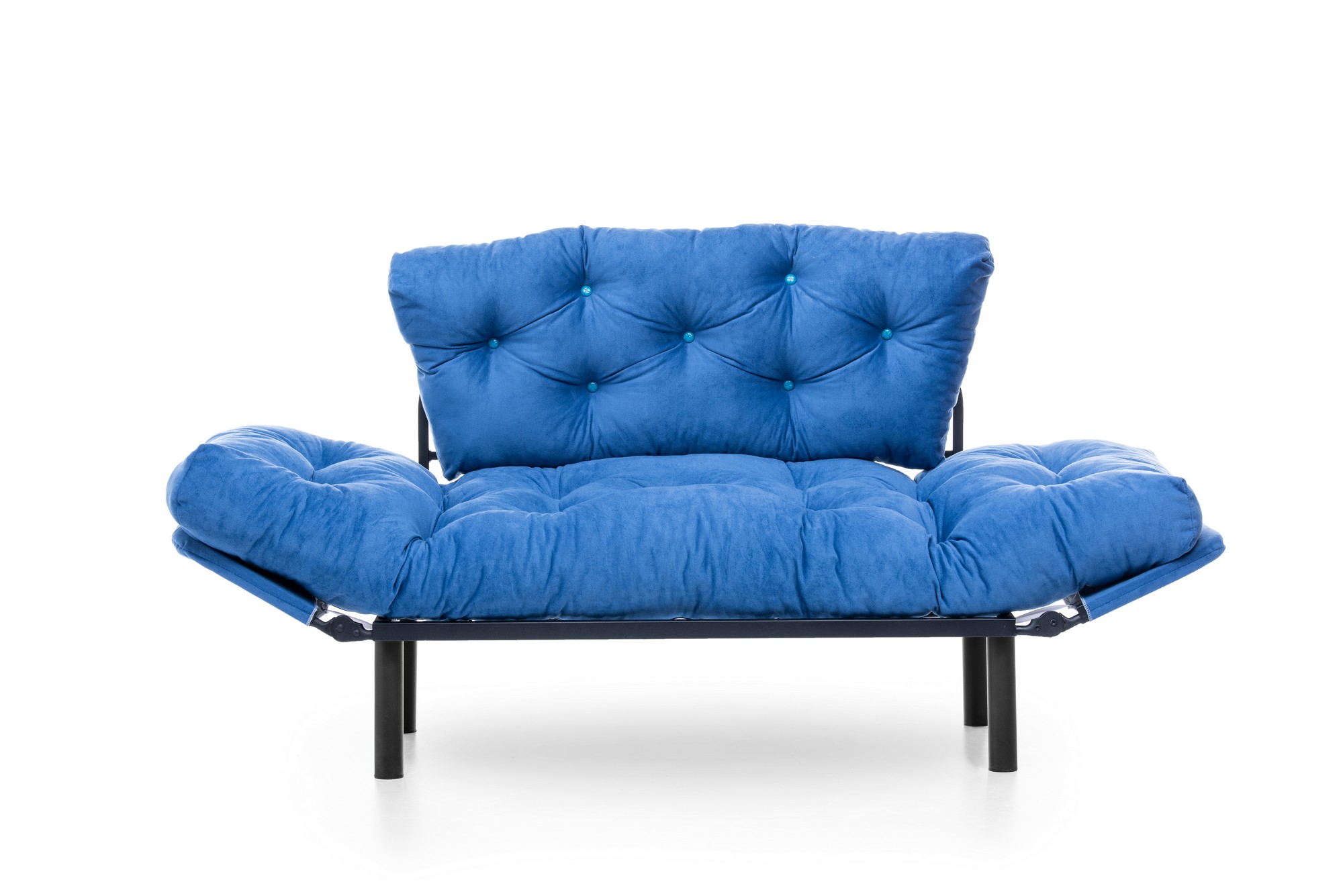 Nitta Schlafsofa 2-Sitzer Blau