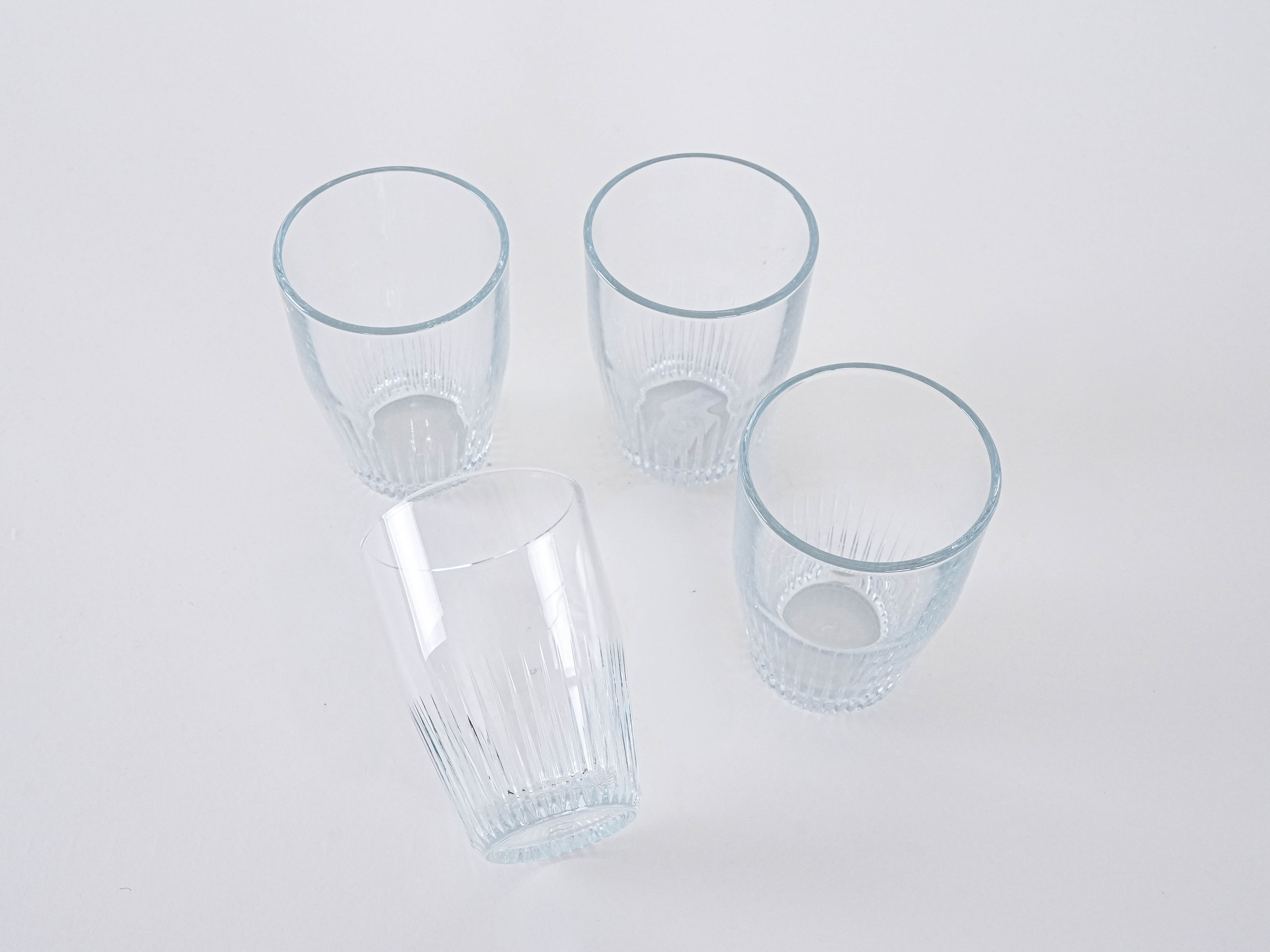 4x Glasses Transparent