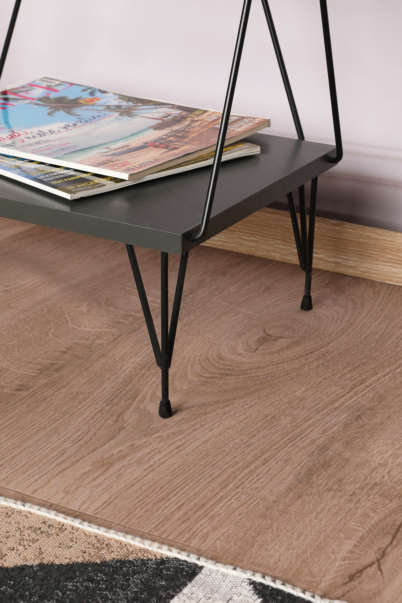 Balaban Bookshelf Wood veneer Anthracite