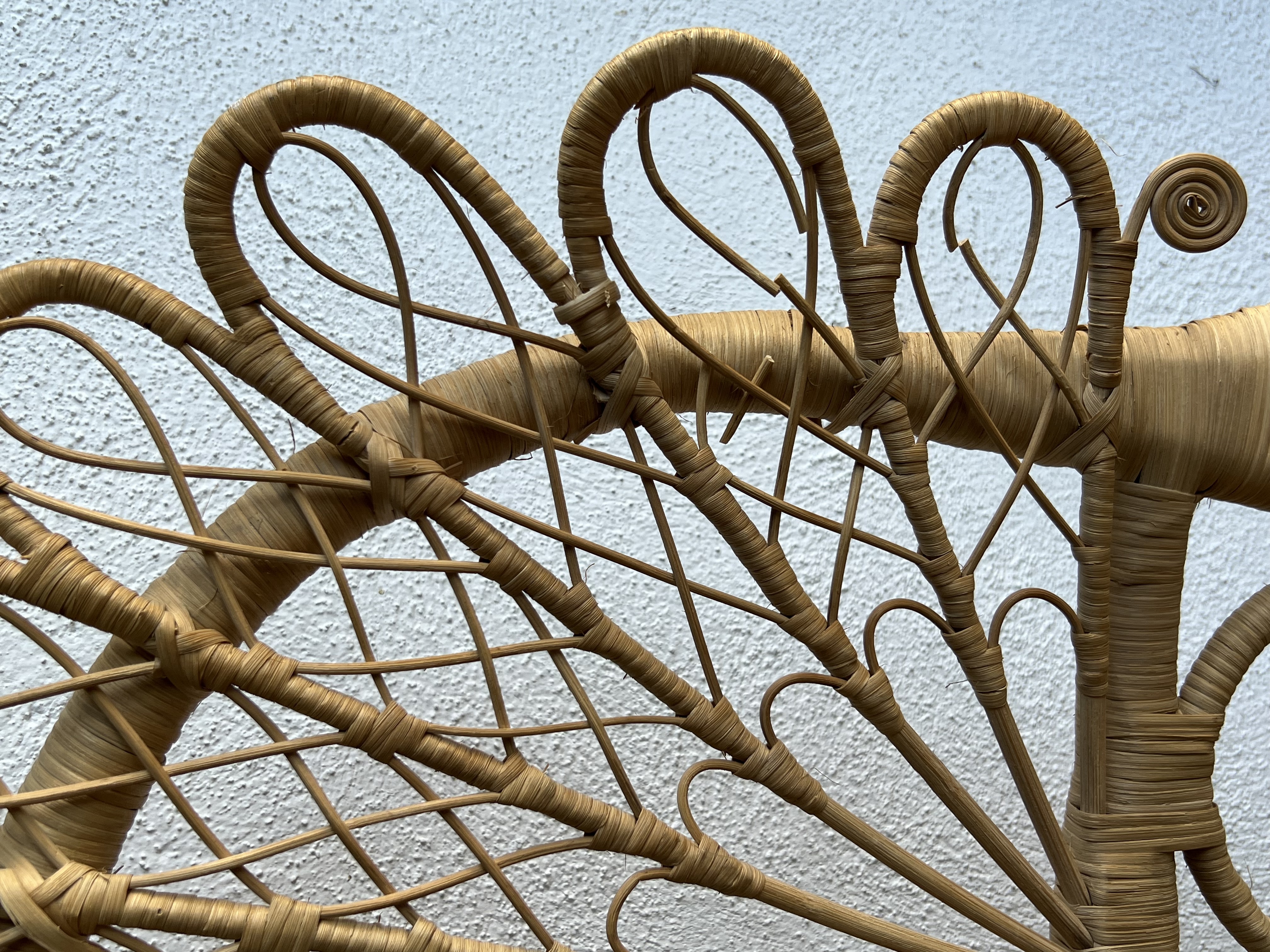 Pfauensessel Rattan Natur