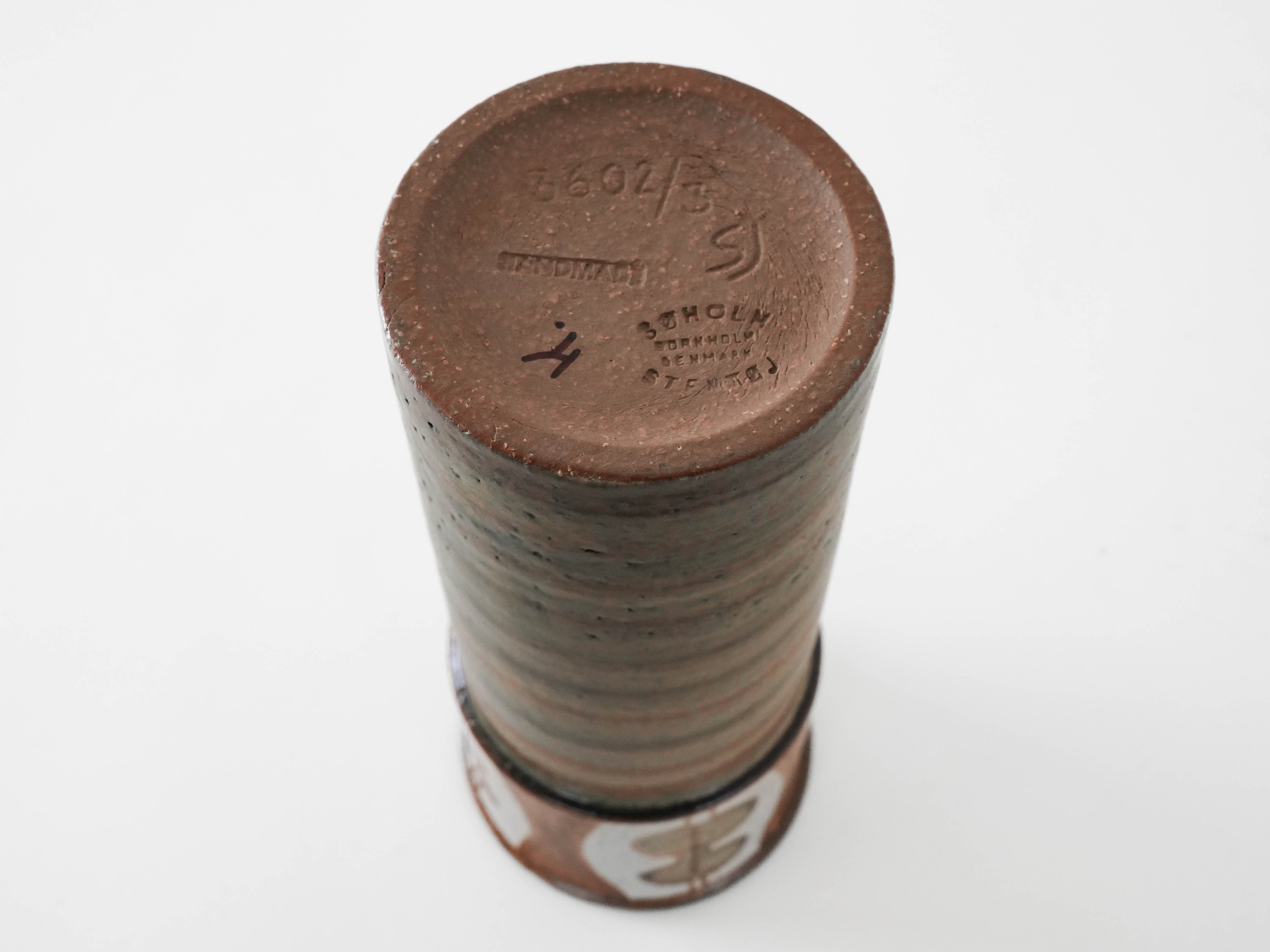 Vase Keramik Braun 