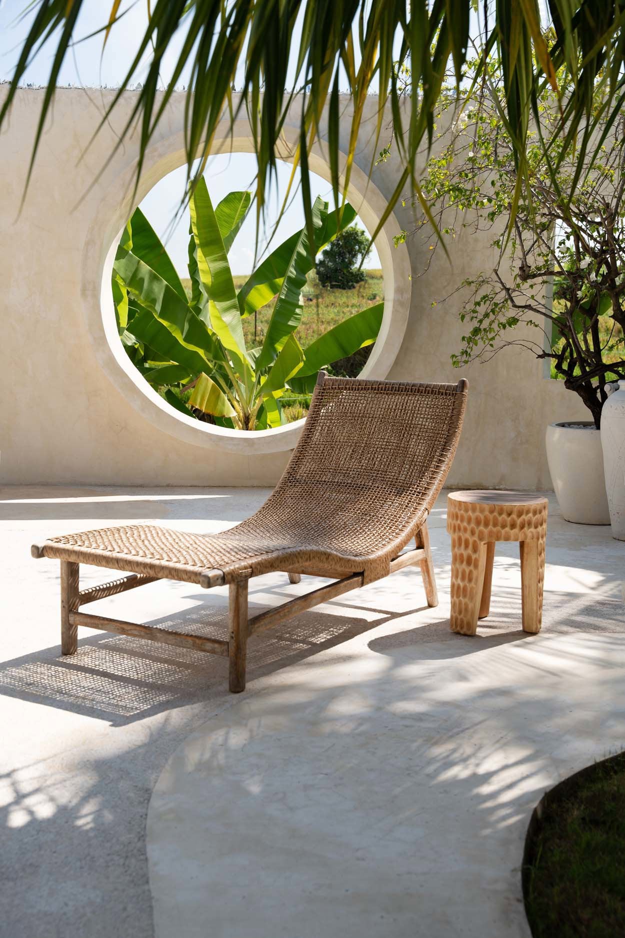 The Paramo Stool Natural ø35cm