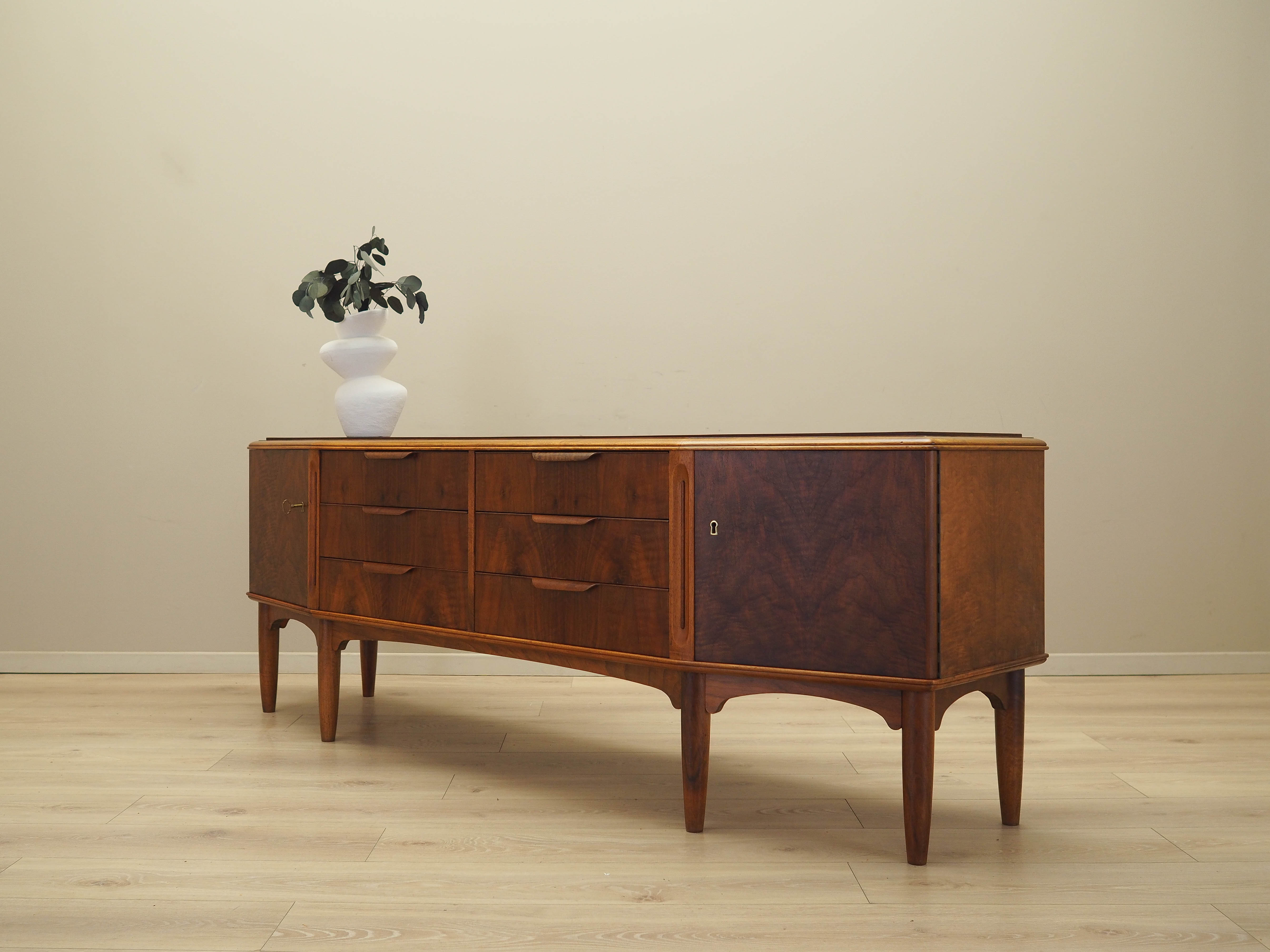 Sideboard Nussbaumholz Braun 1960er Jahre
