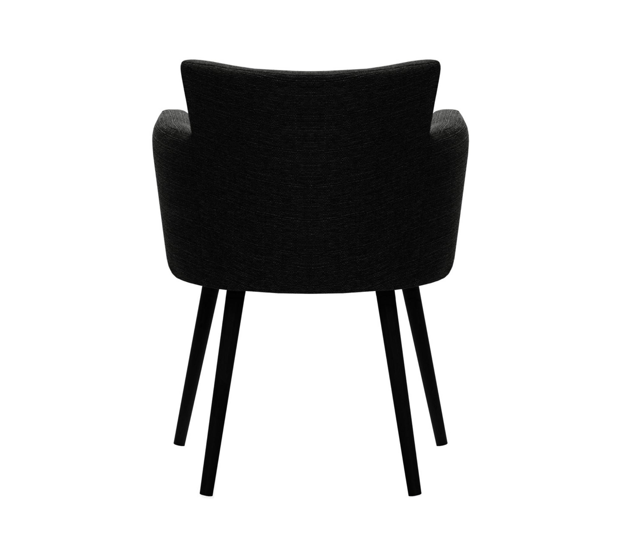 2x Armlehnstuhl Billie Schwarz