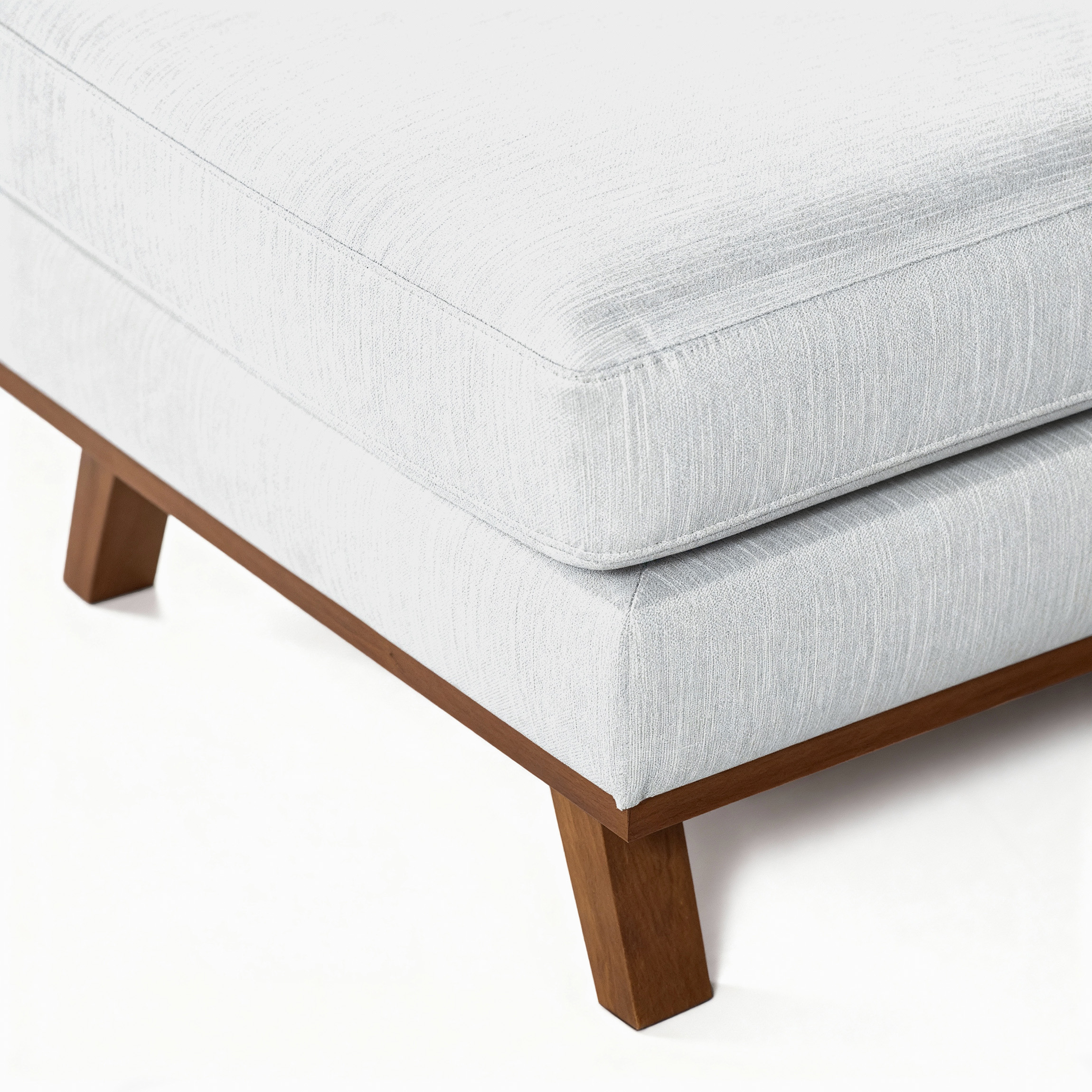 Ecksofa Japandi 3-Sitzer Rechts Beige