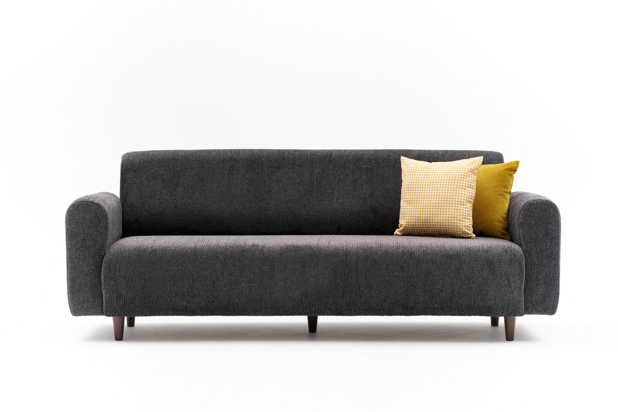 Noya Sofa Sitzer Chenille Anthrazit