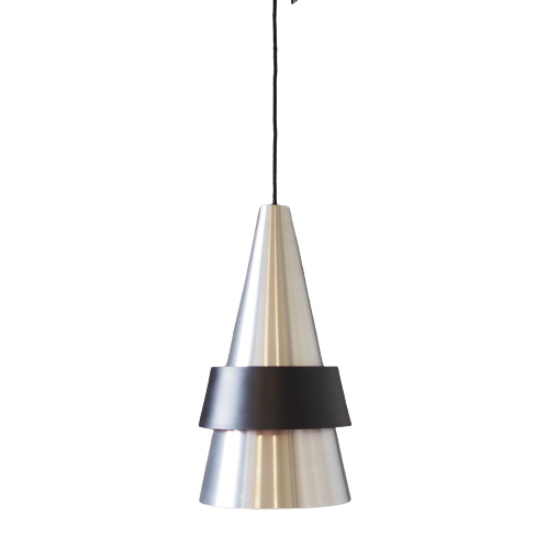 Lampada a sospensione vintage in metallo multicolore anni '60