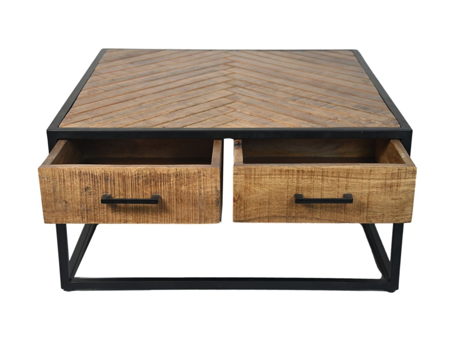 Verona Couchtisch Mangoholz Metall