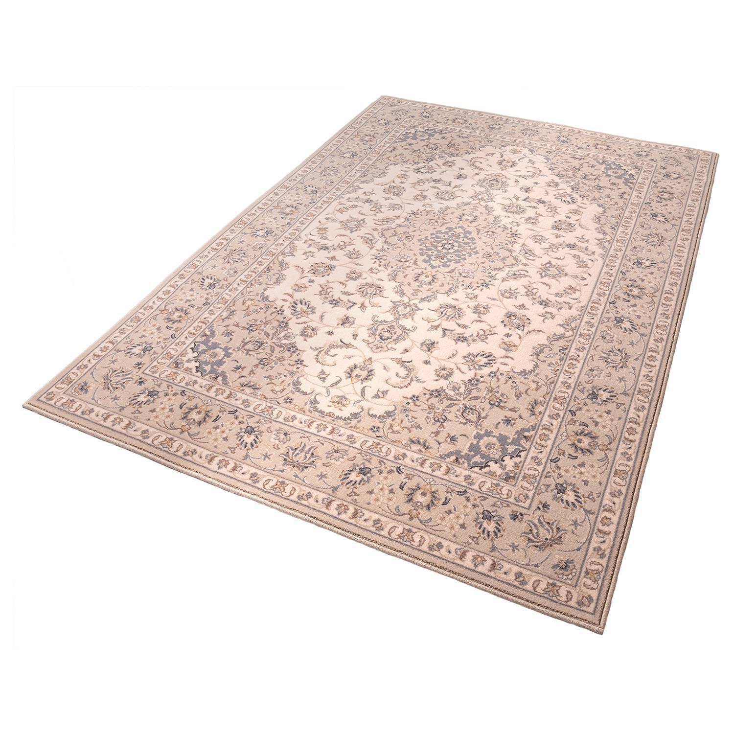 Floresti 7335 Teppich Schurwolle Creme 80 x 150 cm